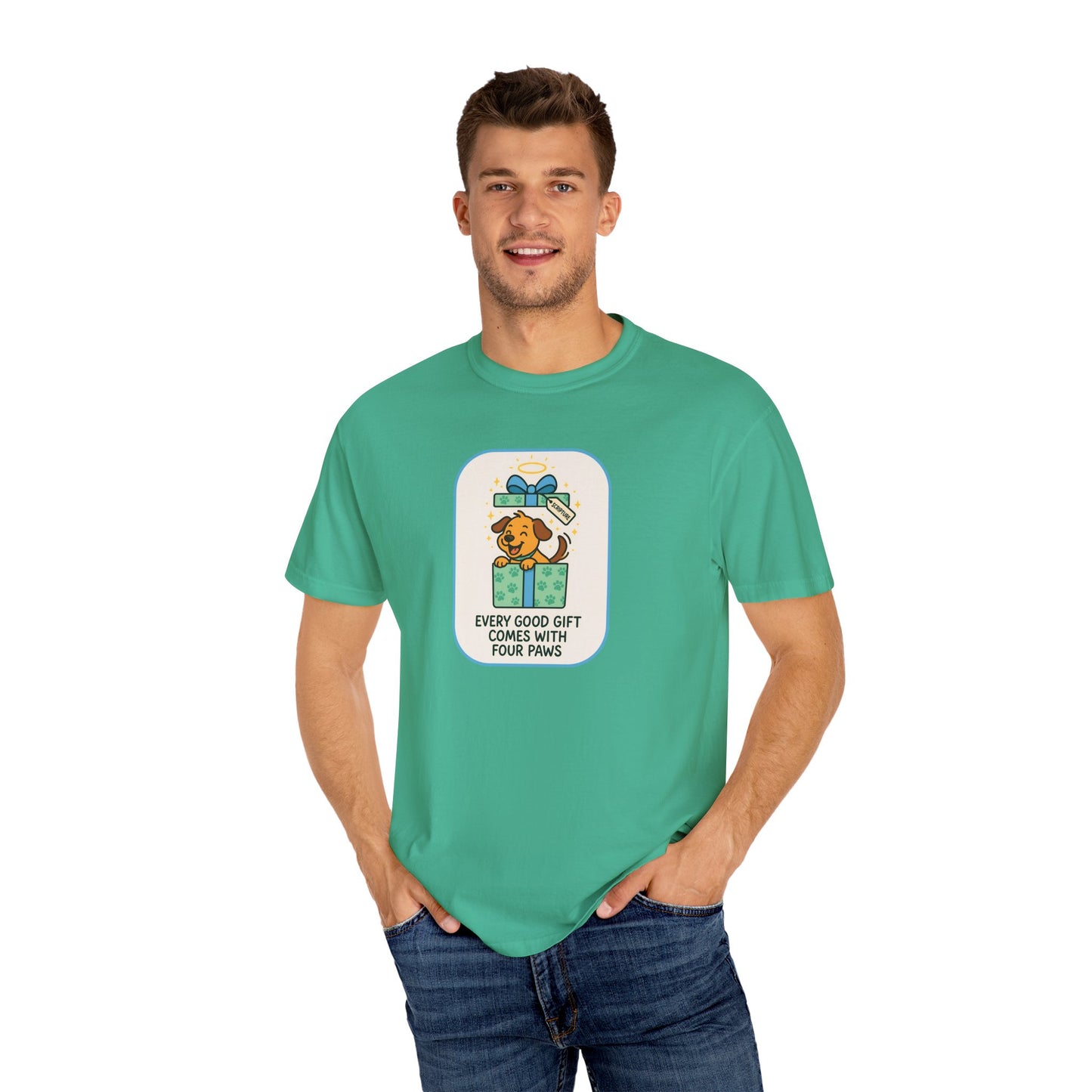 Dog Lover's Gift Tee - Every Good Gift Comes with Four Paws, Pet Owners, Animal Lover Shirt, Unique Gift for Dog Lovers, Casual [...]