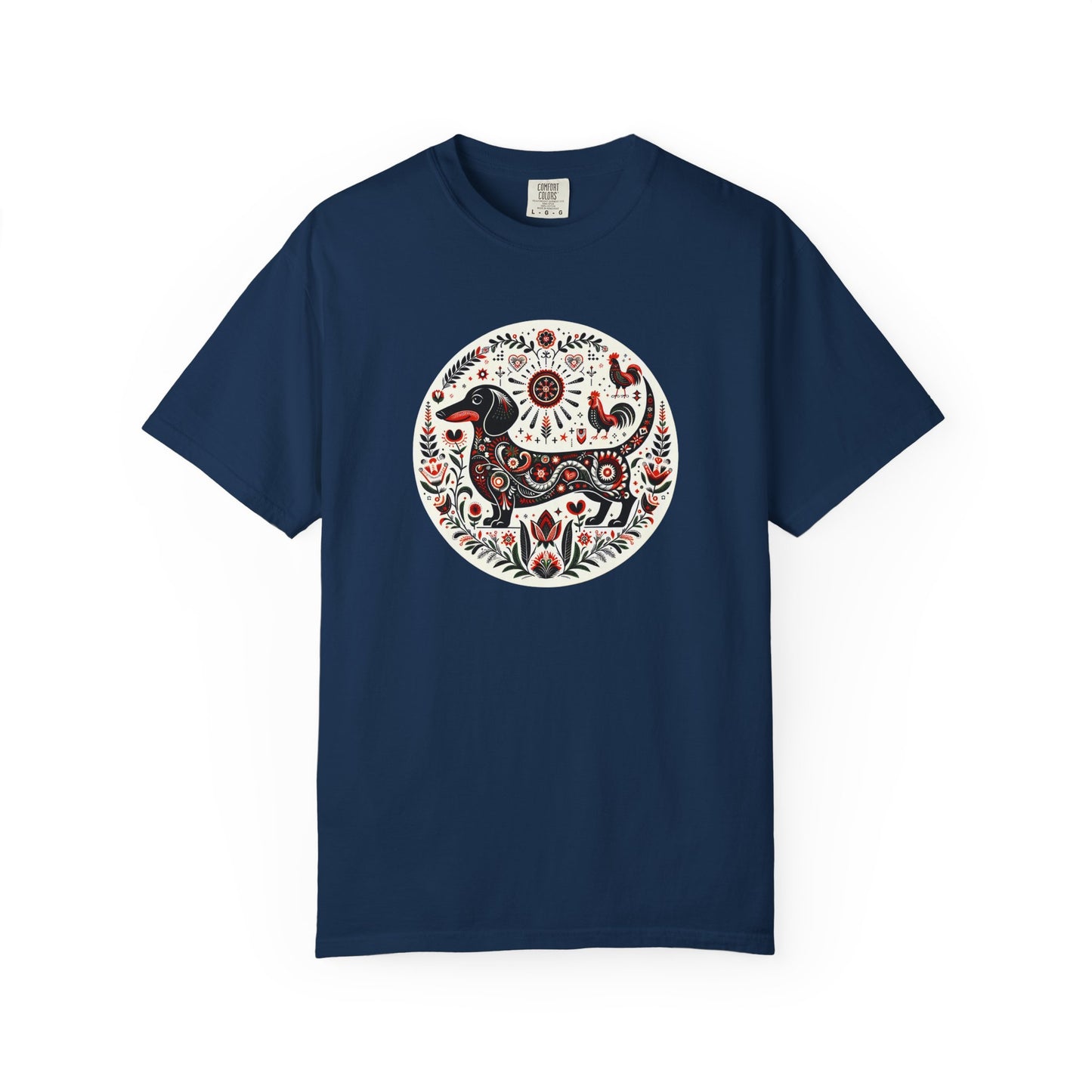 Artistic Folk Animal Print T-Shirt