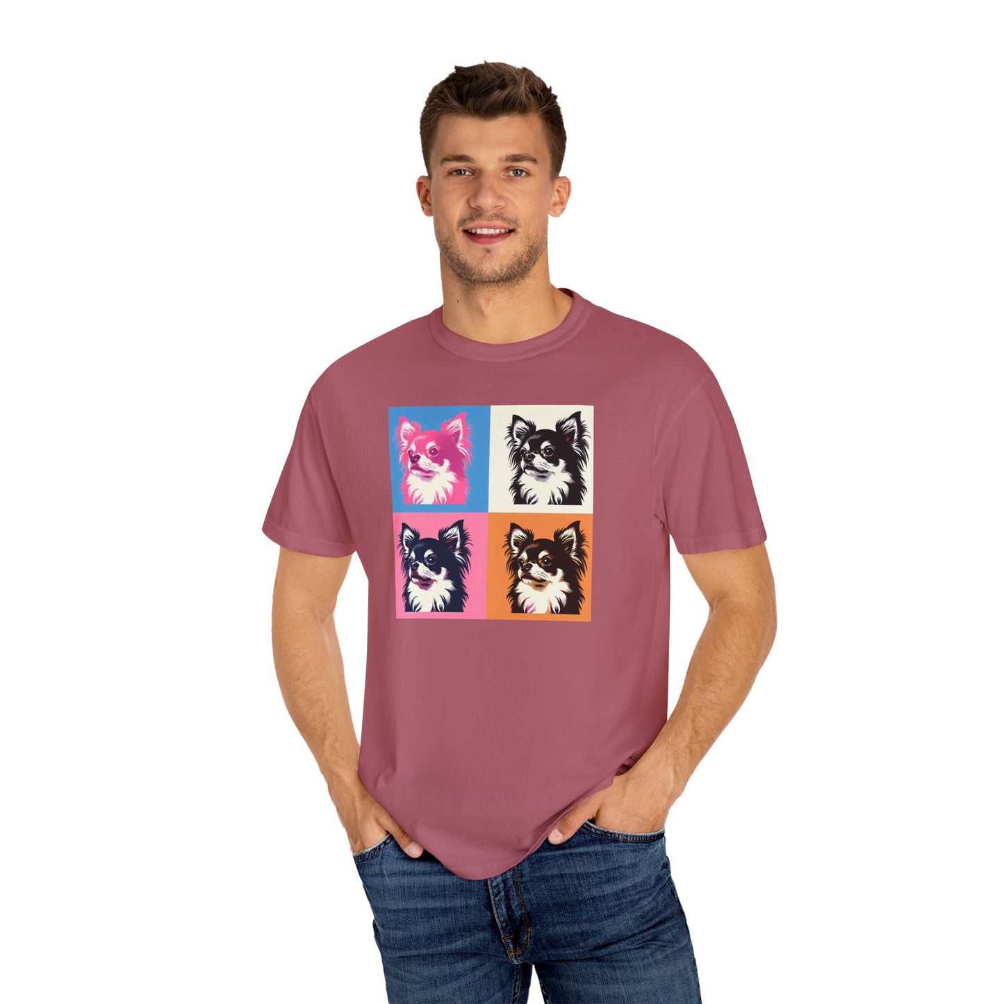 Colorful Chihuahua Unisex T-Shirt - Fun & Playful Pet Lover Gift