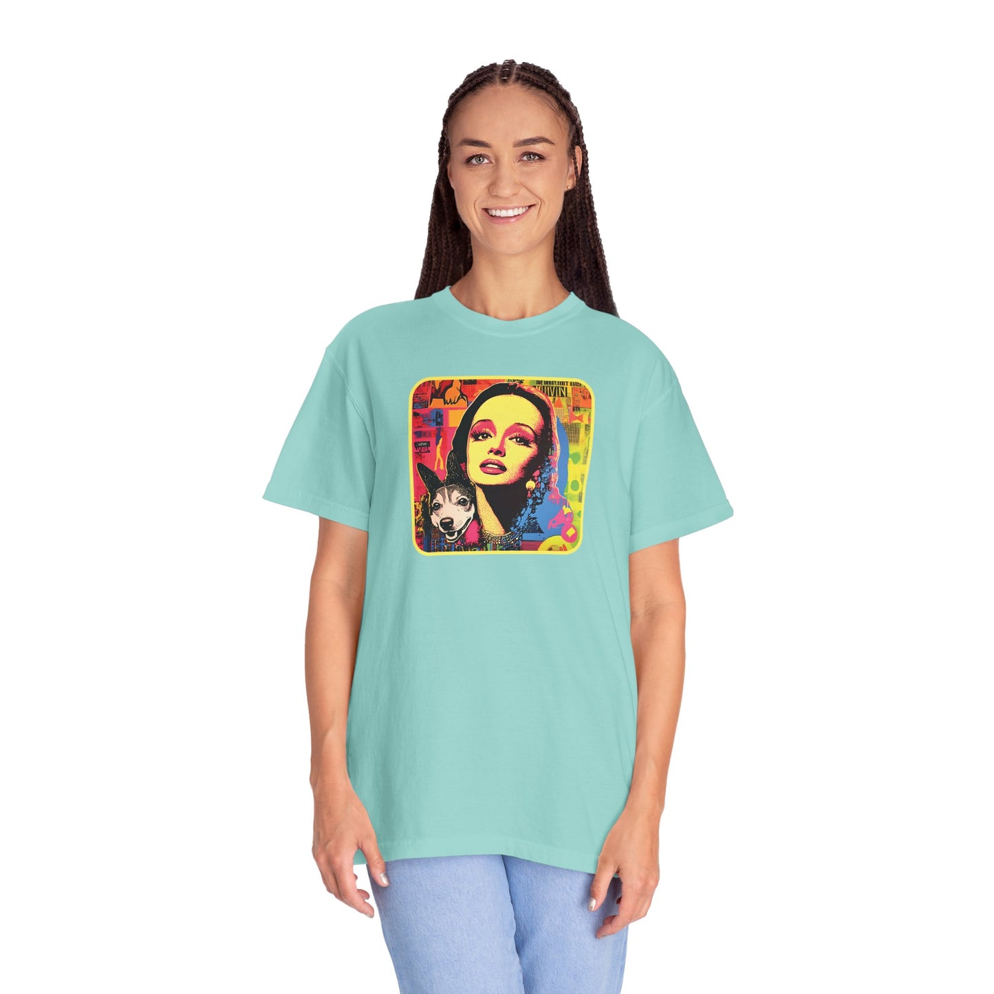 Pop Art Mom and Dog T-Shirt