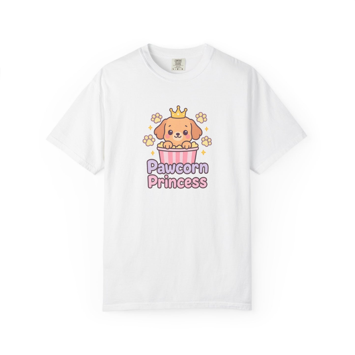 Pawprint Princess T-Shirt, Cute Dog Lover Tee, Funny Pet Shirt, Gift for Dog Moms, Animal Lover Clothing