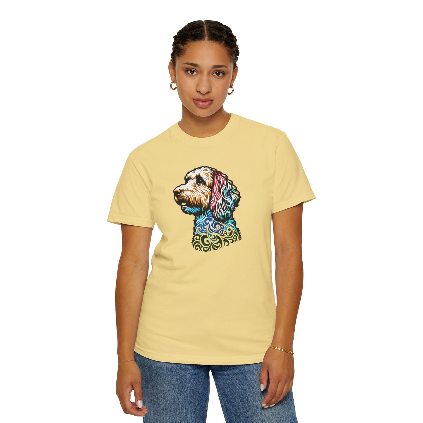 Labradoodle Love Tee – Color Splash Edition
