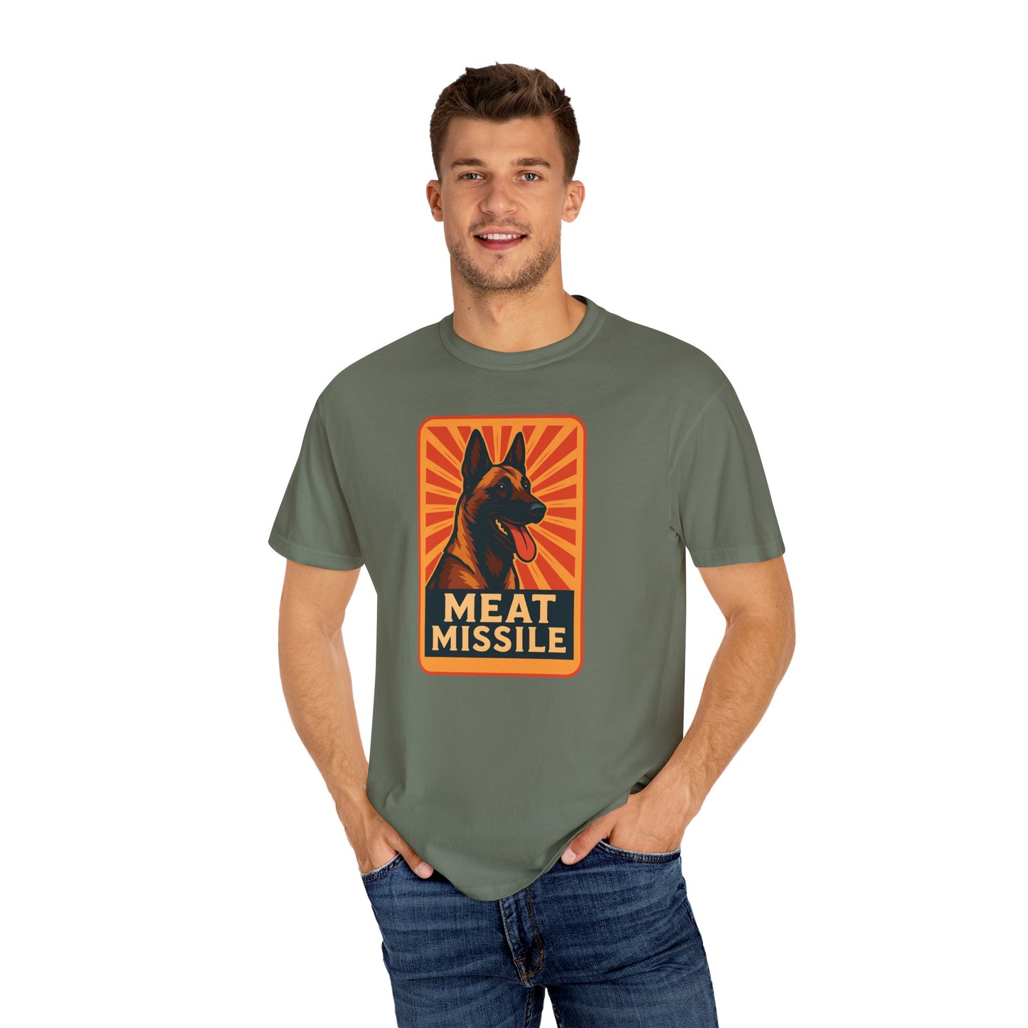🚀 Belgian Malinois “Meat Missile” Tee