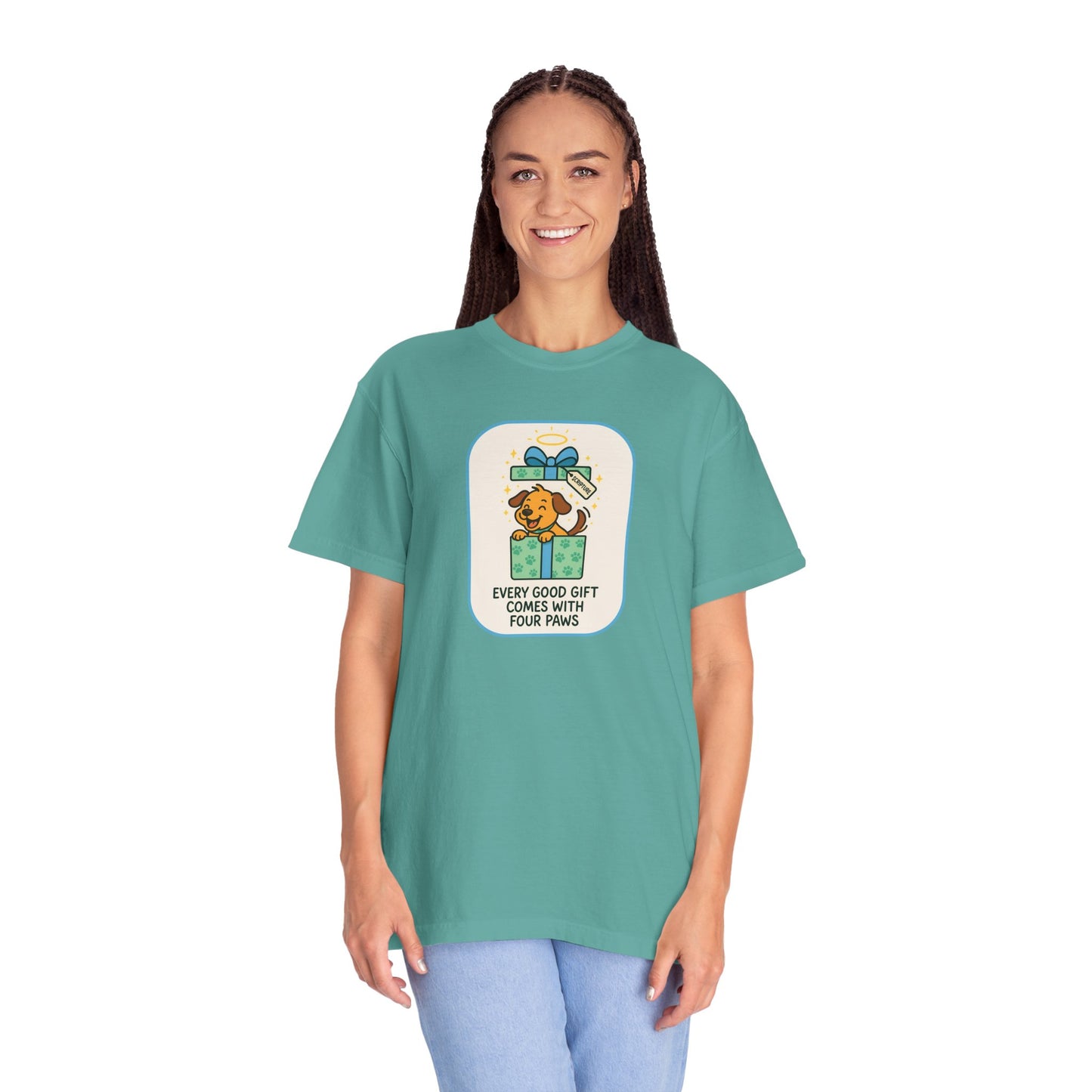 Dog Lover's Gift Tee - Every Good Gift Comes with Four Paws, Pet Owners, Animal Lover Shirt, Unique Gift for Dog Lovers, Casual [...]