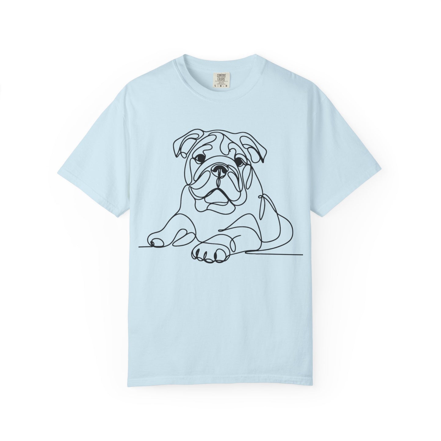 Bulldog Line Art Unisex T-Shirt - Perfect for Dog Lovers & Casual Days
