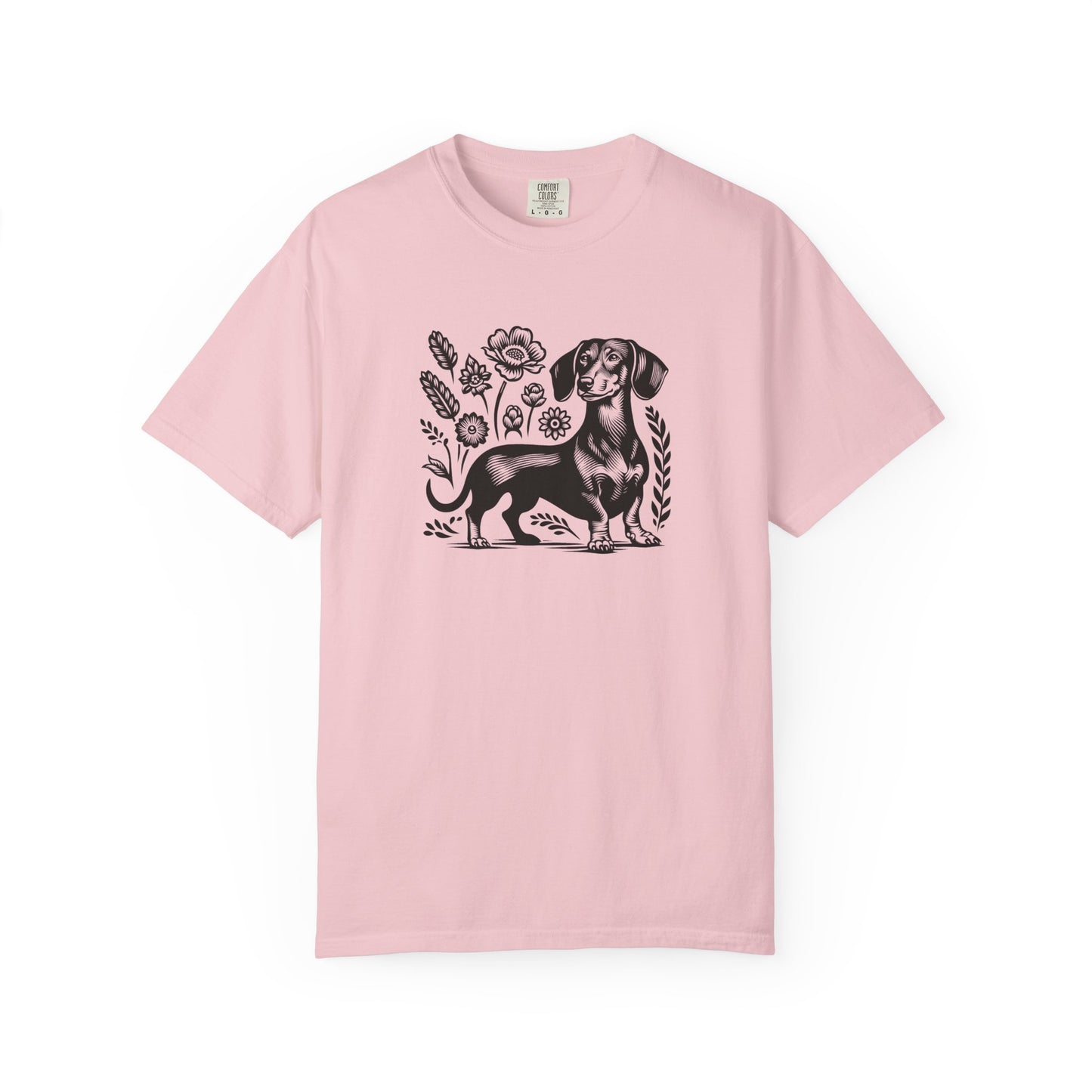 Floral Dachshund T-Shirt
