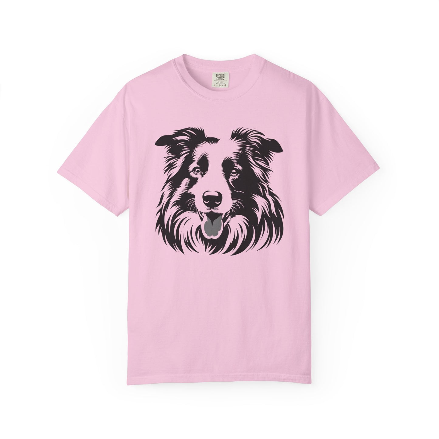 🖤 The Classic Collie – B/W Art Border Collie Tee - Perfect Gift for Dog Lovers