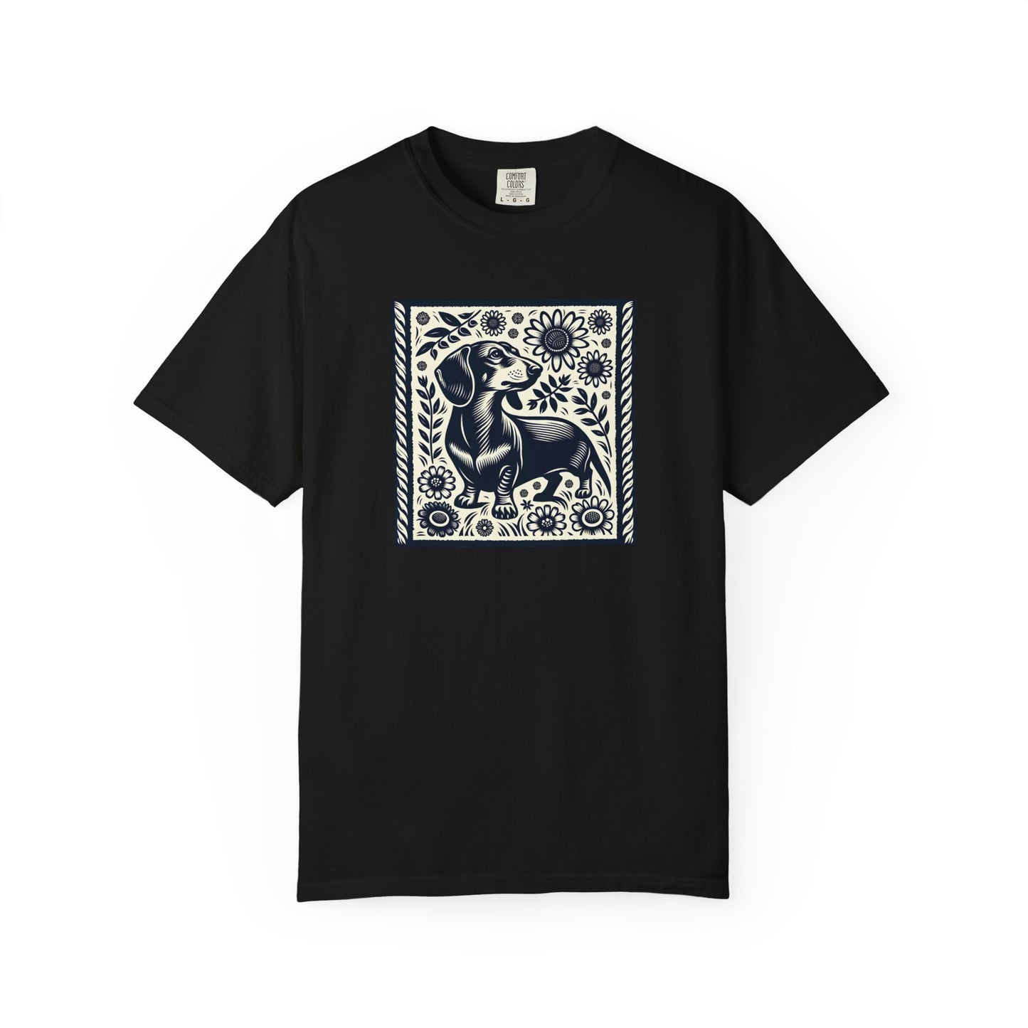 Dachshund Floral T-Shirt - Perfect for Dog Lovers