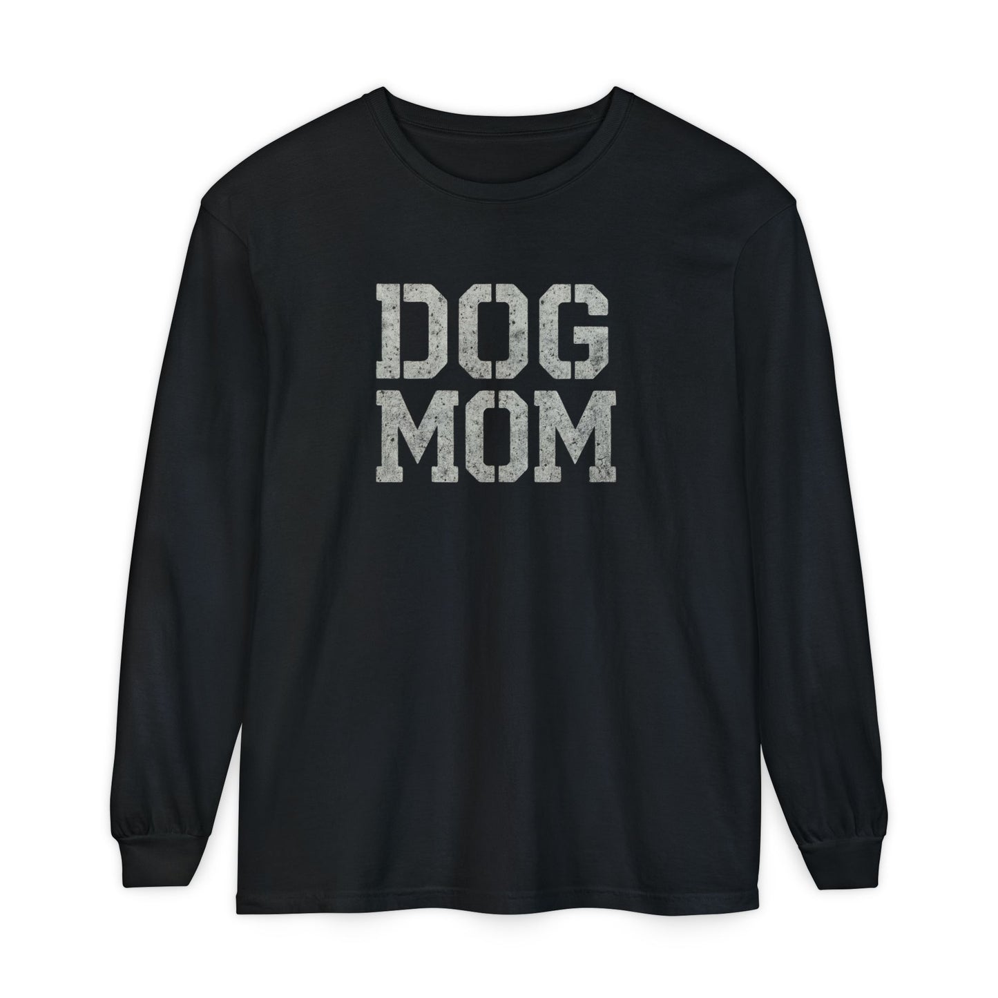 Dog Mom Long Sleeve T-Shirt, Perfect Gift for Pet Lovers, Birthday Gift, Dog Owner Apparel, Mother's Day Gift, Casual Wear