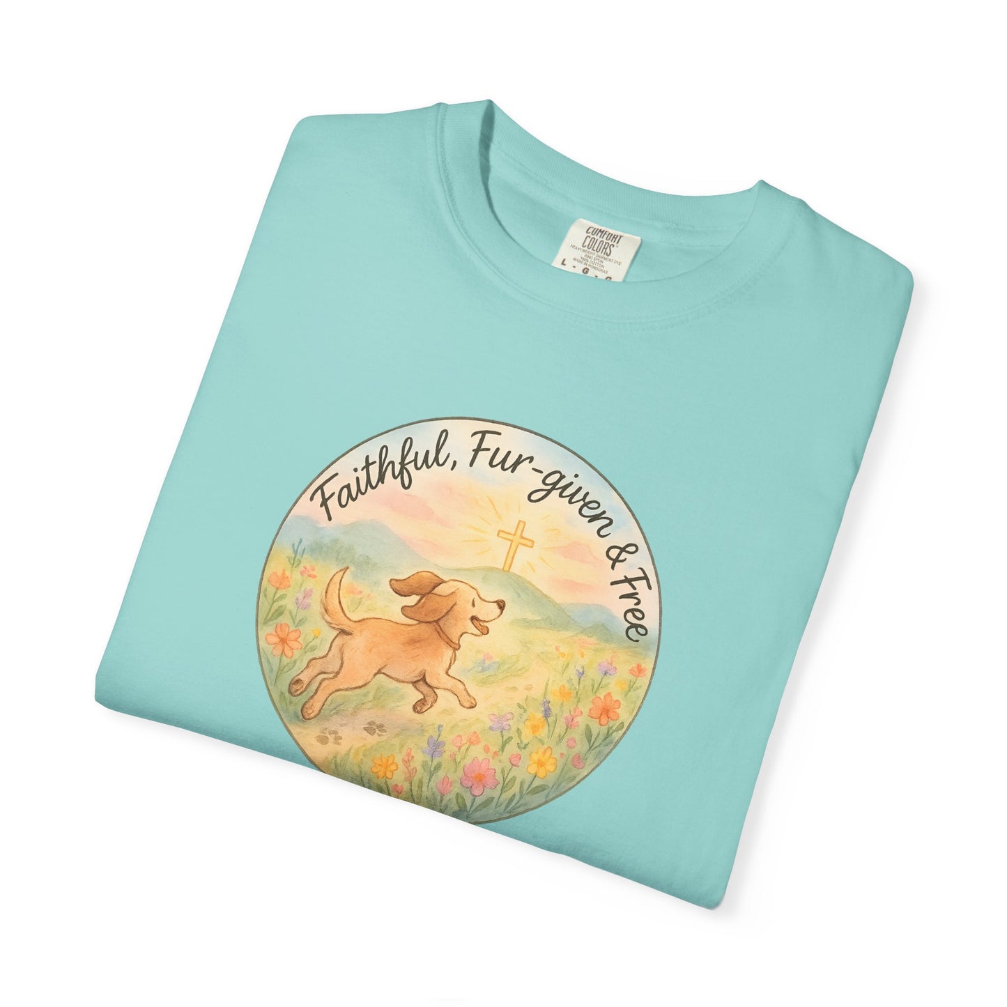 Faithful Dog Lover T-Shirt, Garment-Dyed Tee, Perfect Gift for Dog Owners, Pet Lovers, Animal Rescue Advocates, Casual Wear