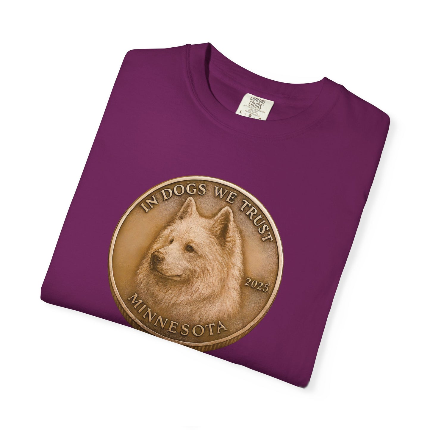 Minnesota State Coin T-Shirt Collection - Proud Dog Breed Illustrations