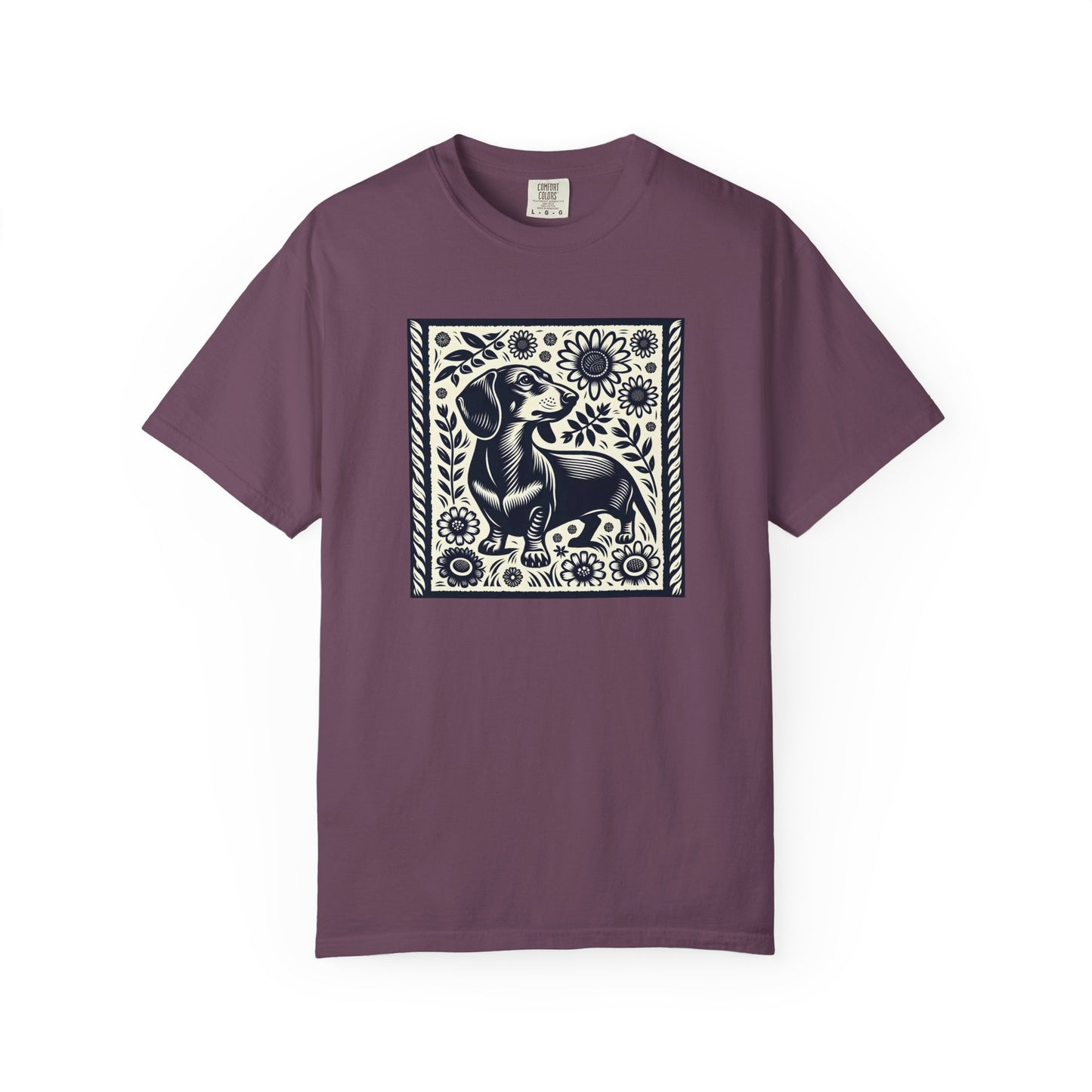 Dachshund Floral Unisex T-Shirt - Perfect for Dog Lovers