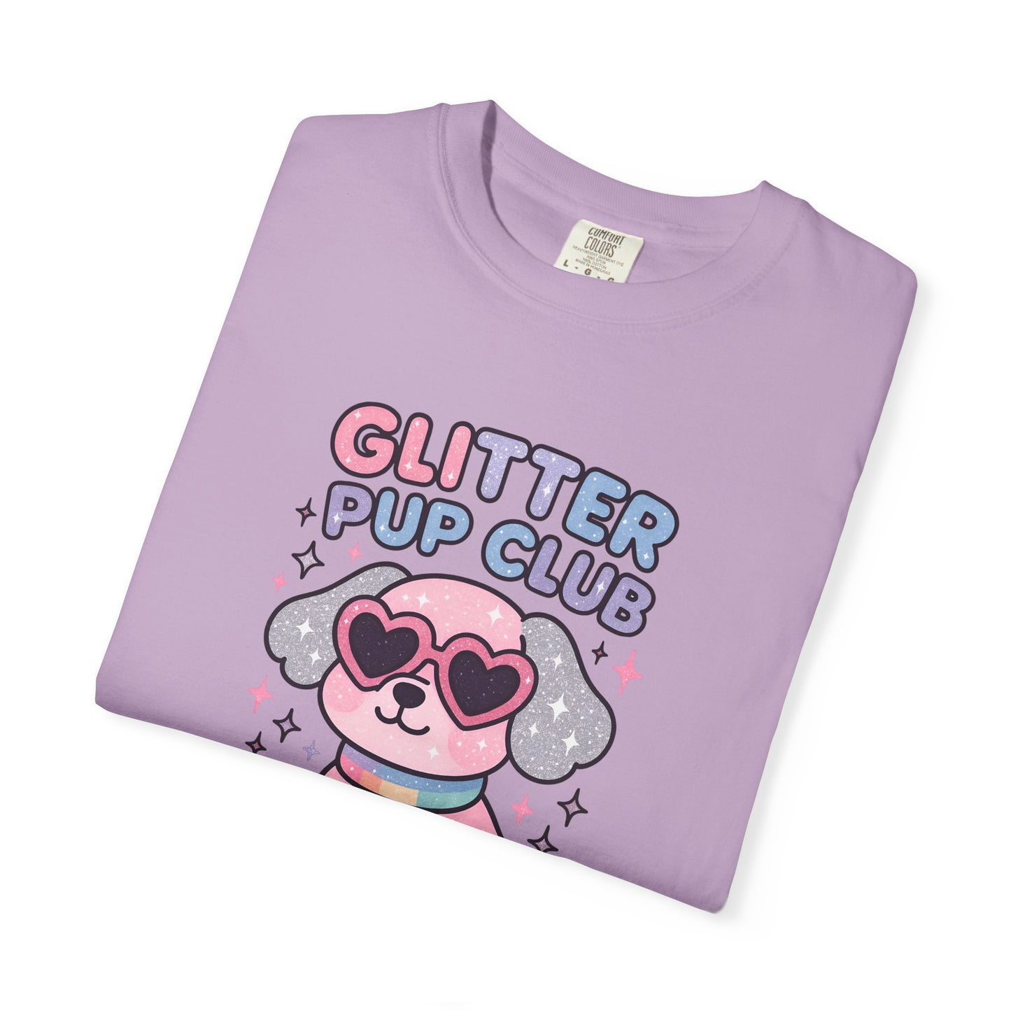 Glitter Pup Club Unisex T-Shirt, Cute Dog Tee, Pet Lovers Gift, Fun Casual Wear, Animal Lover Shirt, Summer Essentials