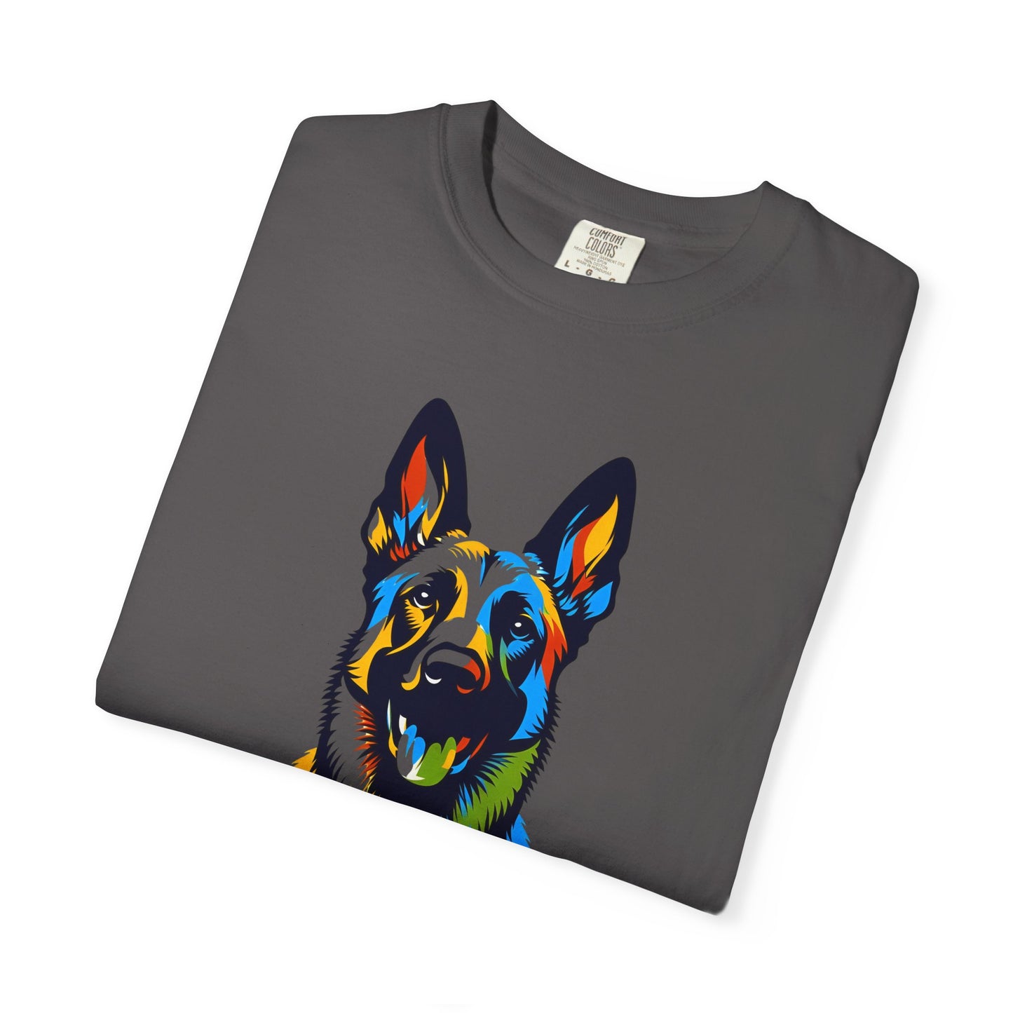 Colorful Belgium Malinois Art Unisex T-Shirt - Perfect for Pet Lovers