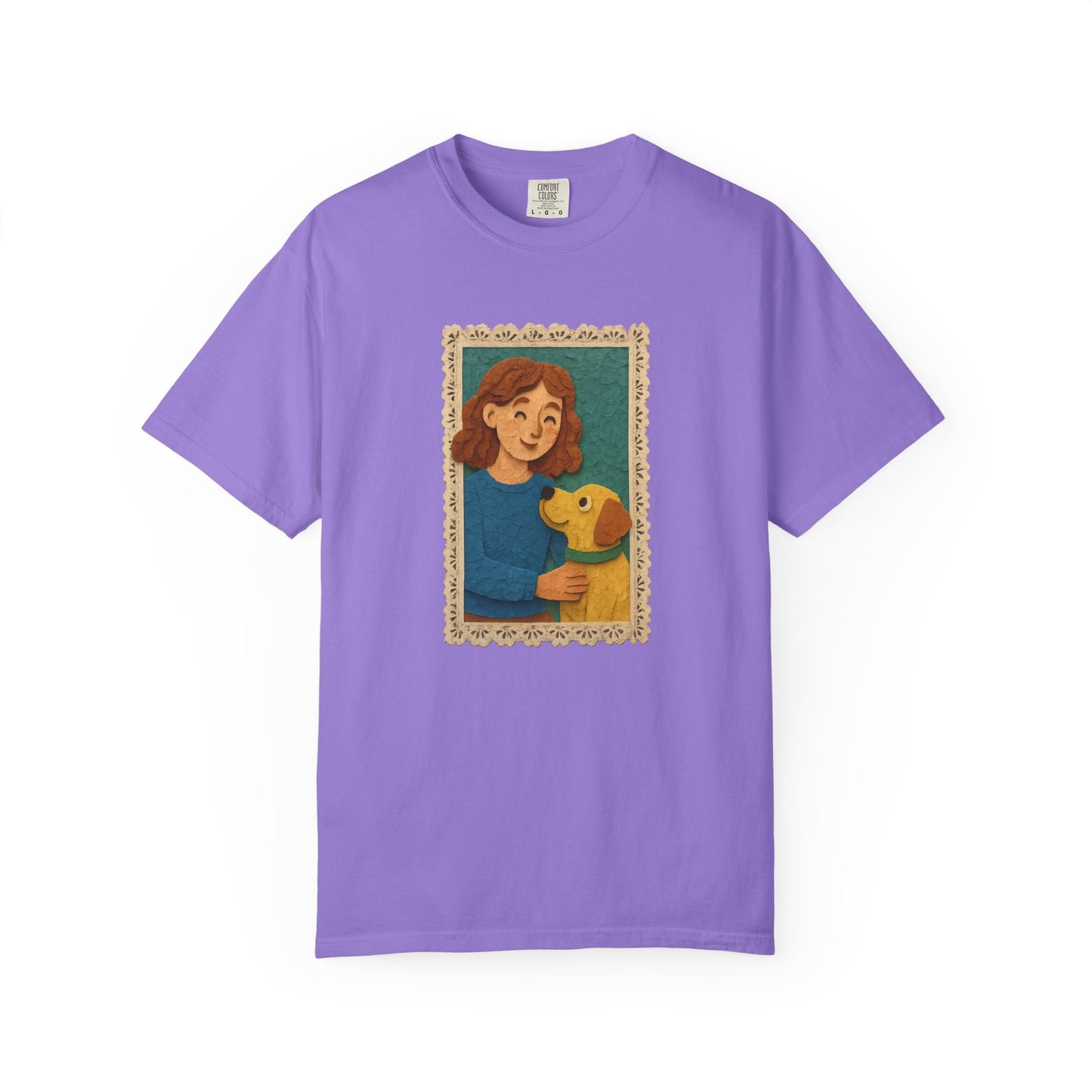 Dog Mom T-shirt - Unisex Garment-Dyed Tee for Pet Lovers