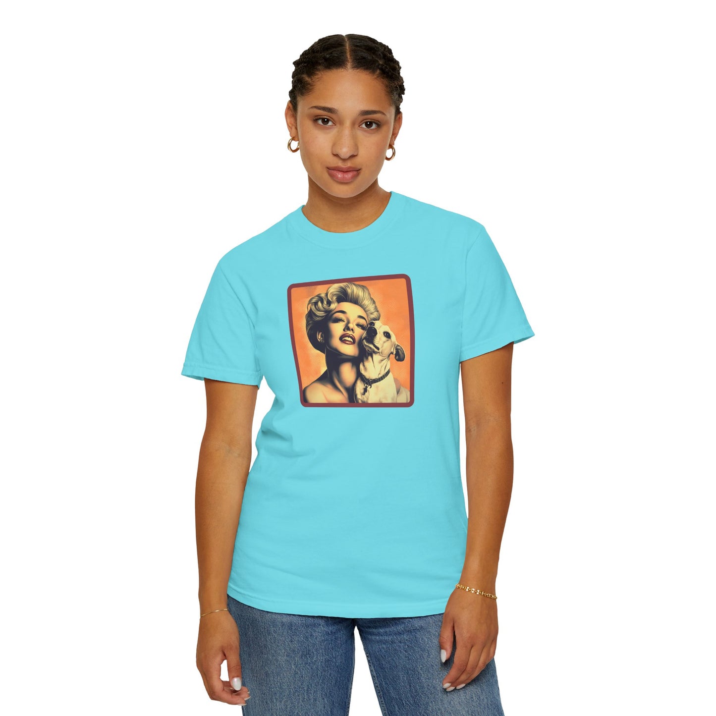 Vintage Poster T-Shirt - Unisex Garment-Dyed Tee