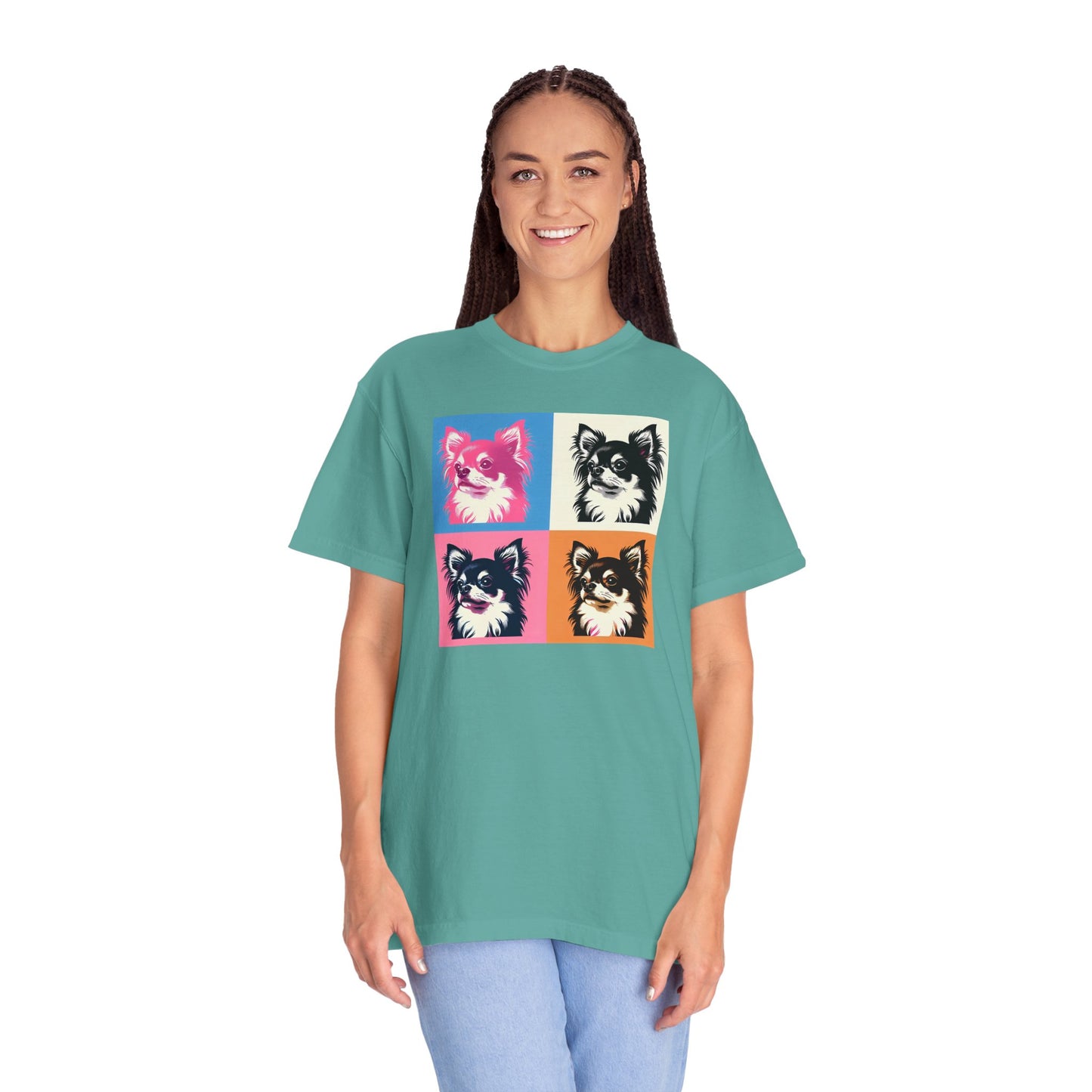 Colorful Chihuahua Unisex T-Shirt - Fun & Playful Pet Lover Gift