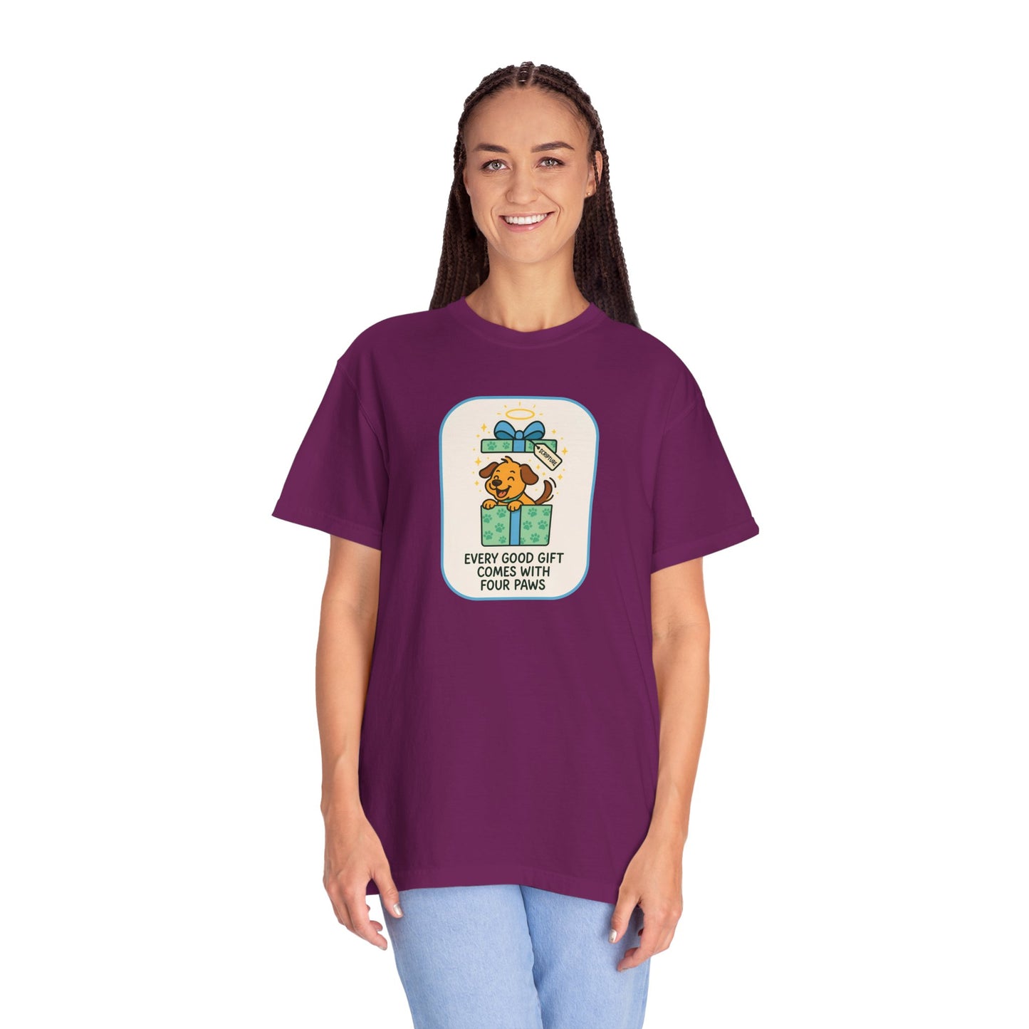 Dog Lover's Gift Tee - Every Good Gift Comes with Four Paws, Pet Owners, Animal Lover Shirt, Unique Gift for Dog Lovers, Casual [...]