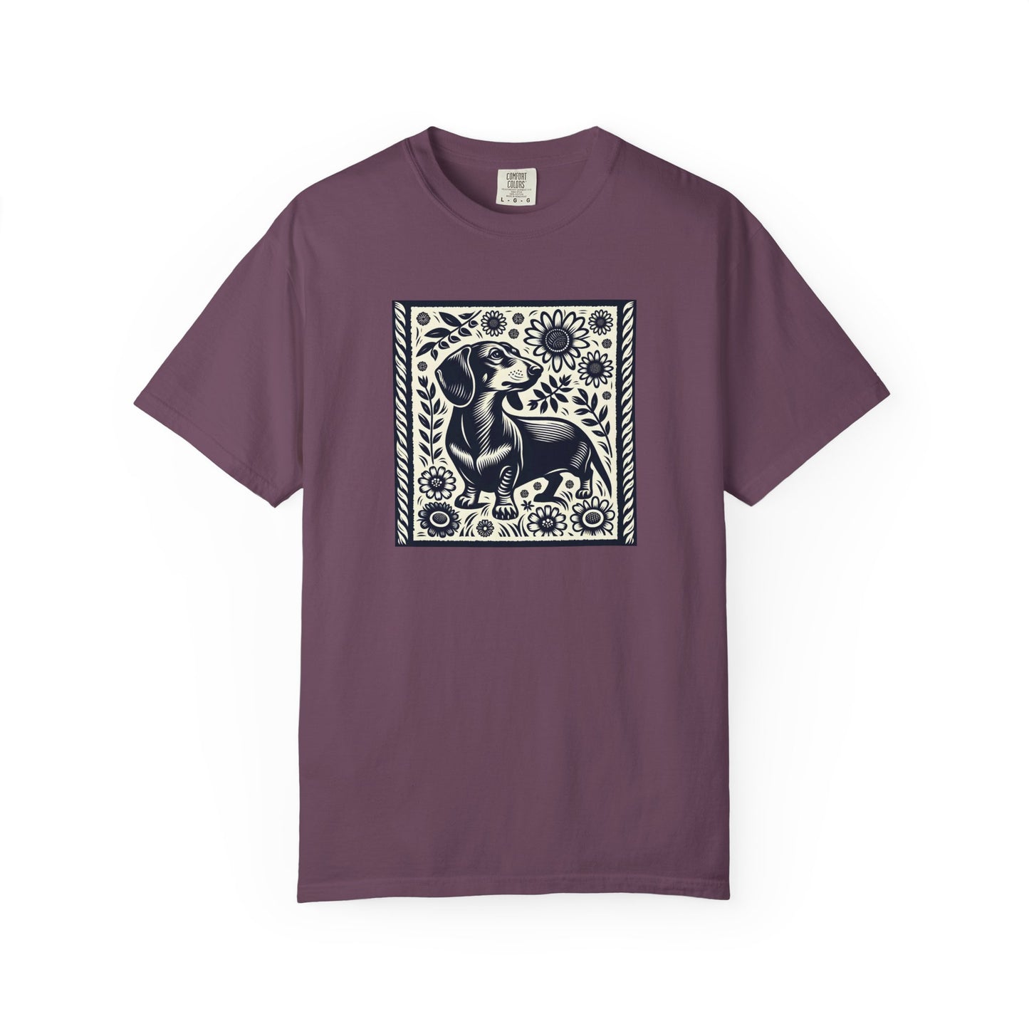 Dachshund Floral T-Shirt - Perfect for Dog Lovers