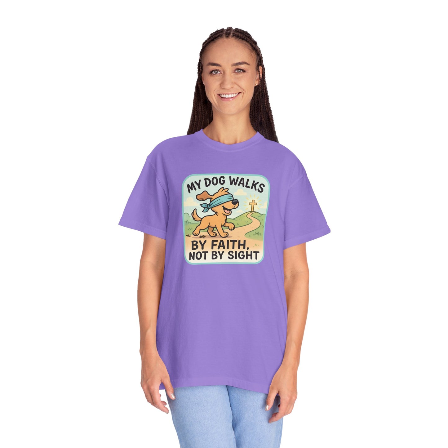 Faith-Inspired Dog Lover T-Shirt, Pet Owner Gifts, Cute Dog Apparel, Faith and Pets Merchandise, Casual Summer Wear
