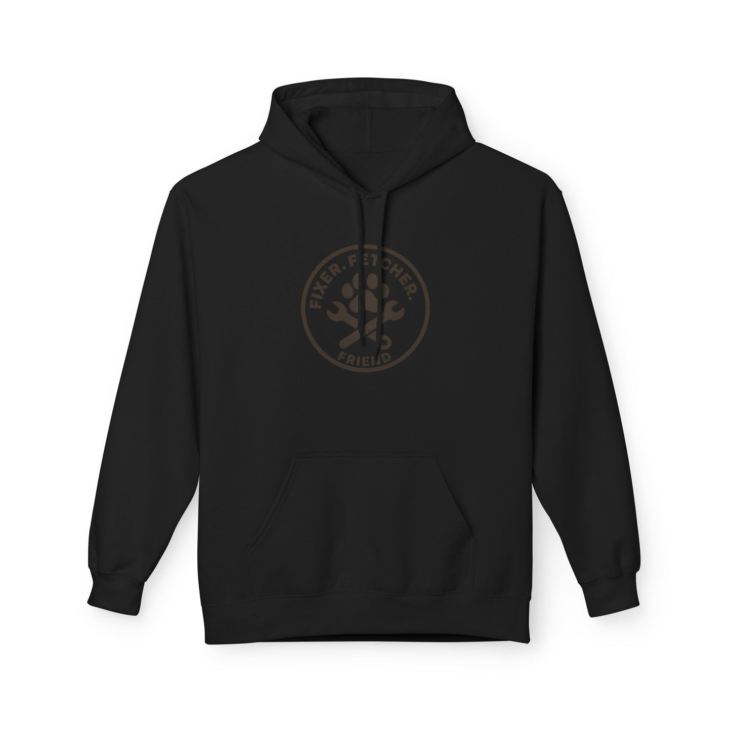 Dog Dad Fleece Hoodie, Unisex Softstyle Hooded Sweatshirt, Perfect Gift for Dog Lovers, Comfortable and Stylish