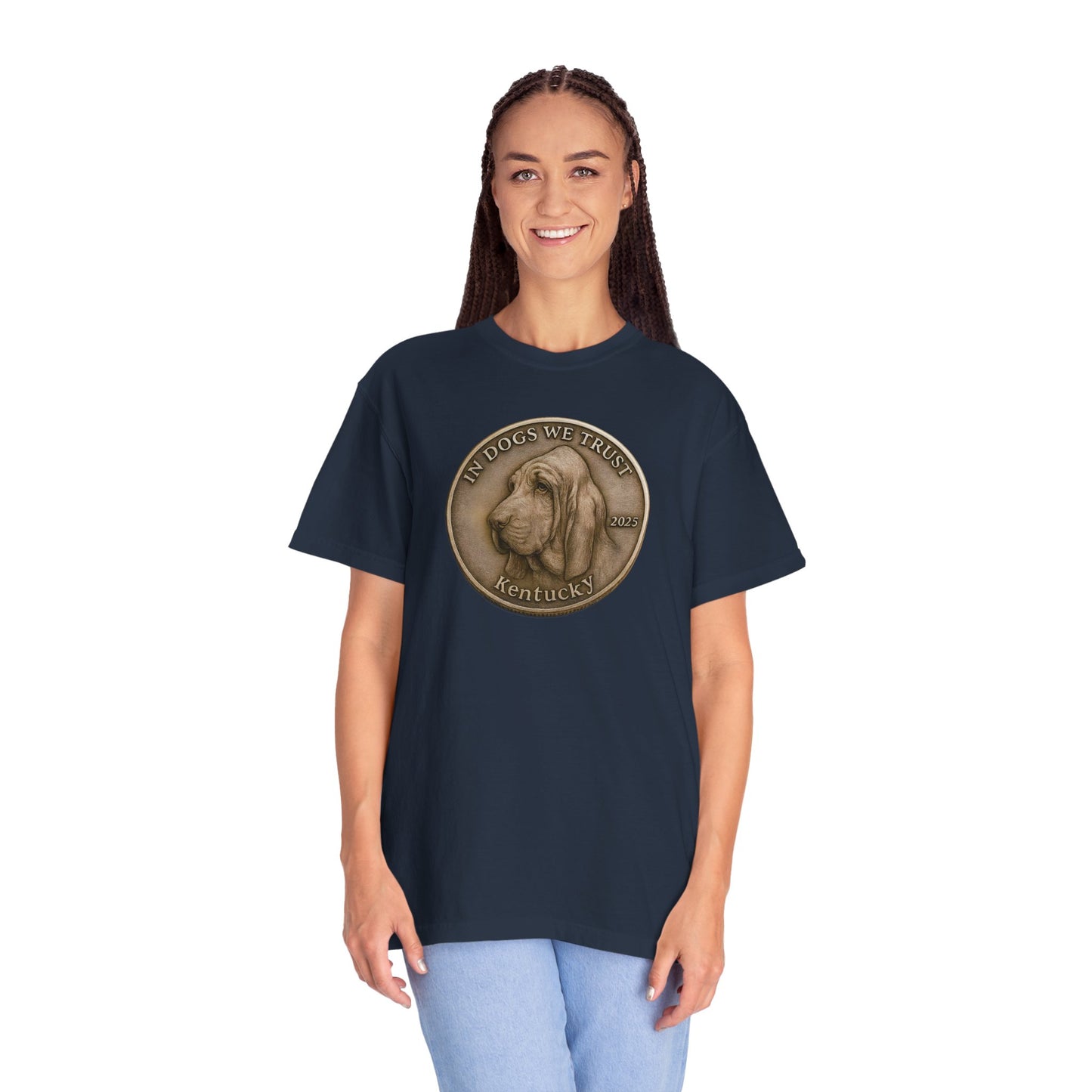 Kentucky State Coin T-Shirt Collection - Proud Dog Breed Illustrations