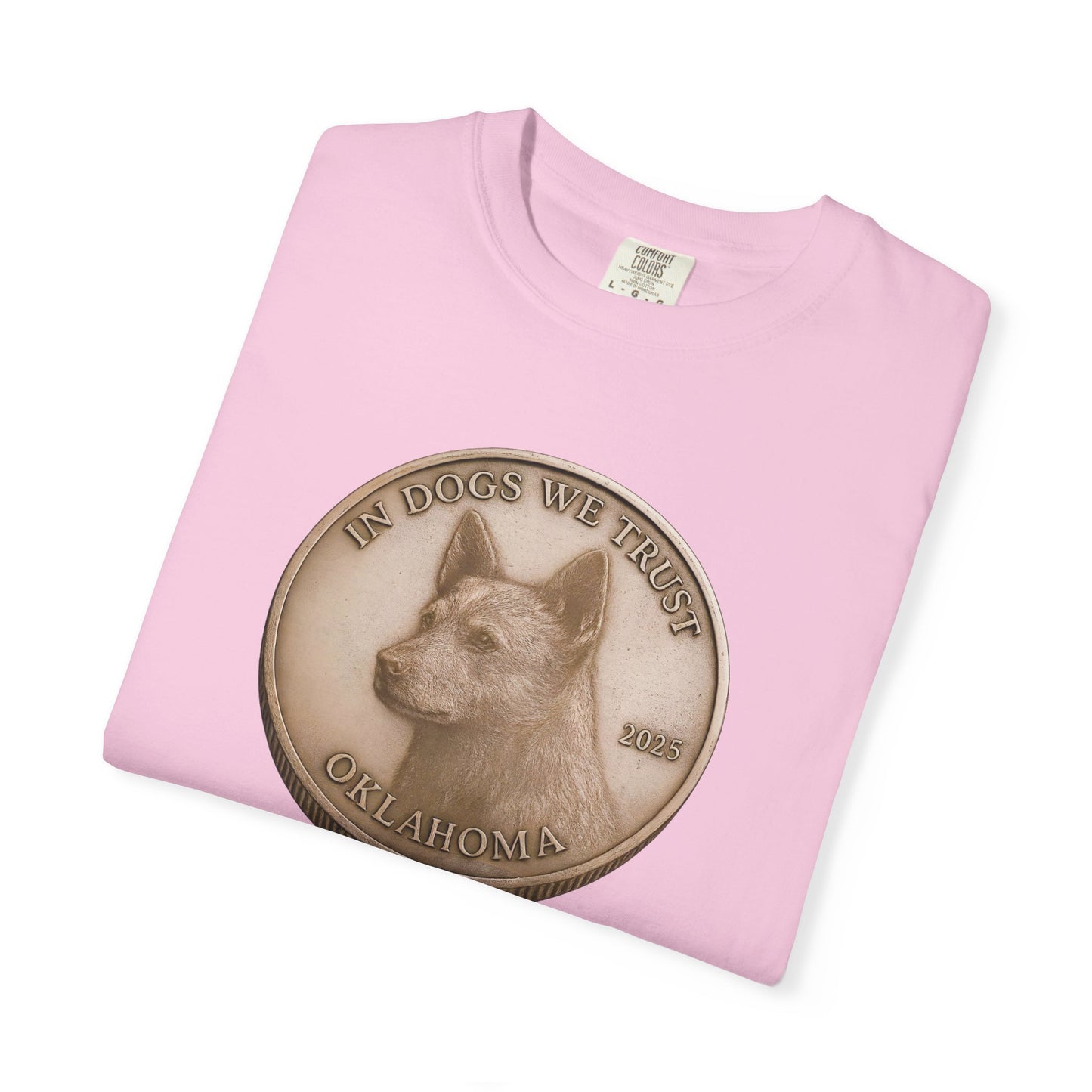 Oklahoma State Coin T-Shirt Collection - Proud Dog Breed Illustrations