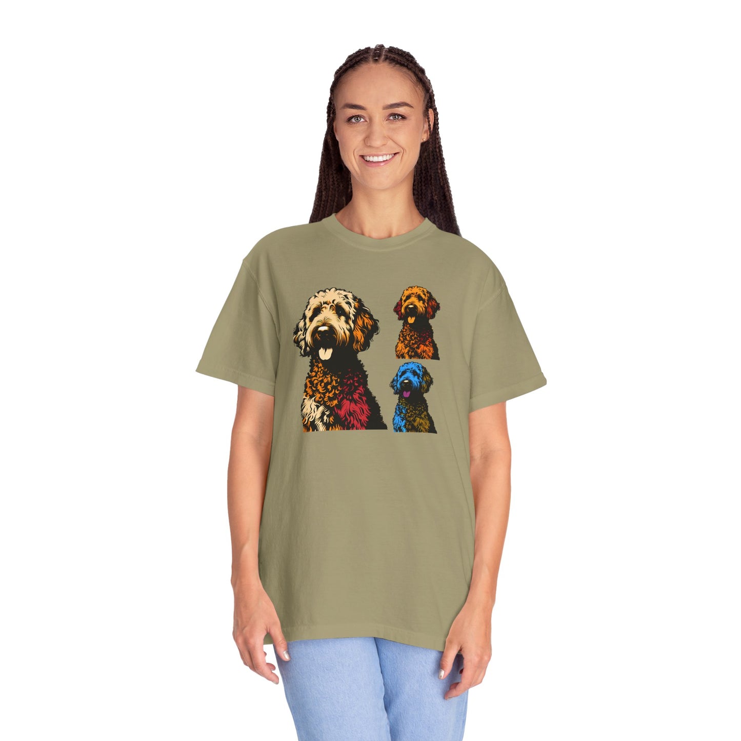 Labradoodle Love Tee – Color Splash Edition