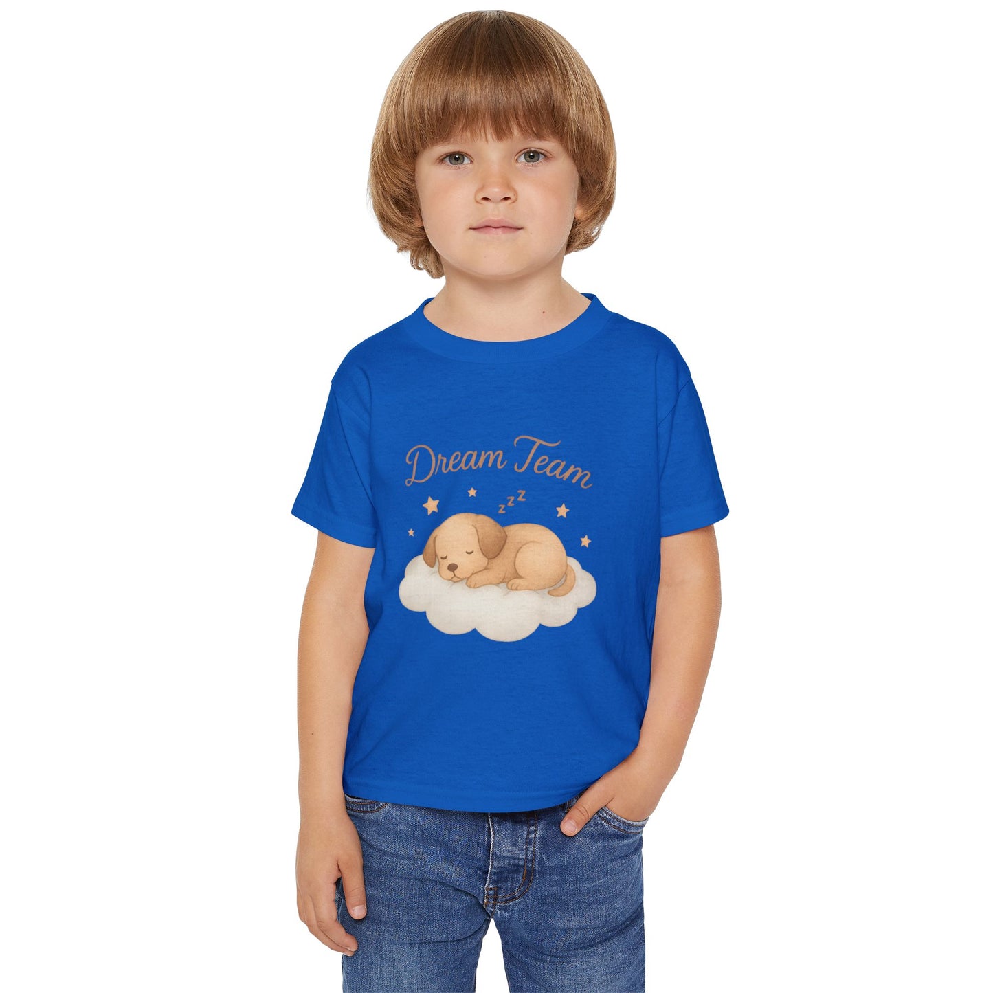 Dream Team Toddler T-Shirt, Cute Kids Tee, Baby Gift, Playtime Outfit, Dog Lovers Shirt, Nursery Decor