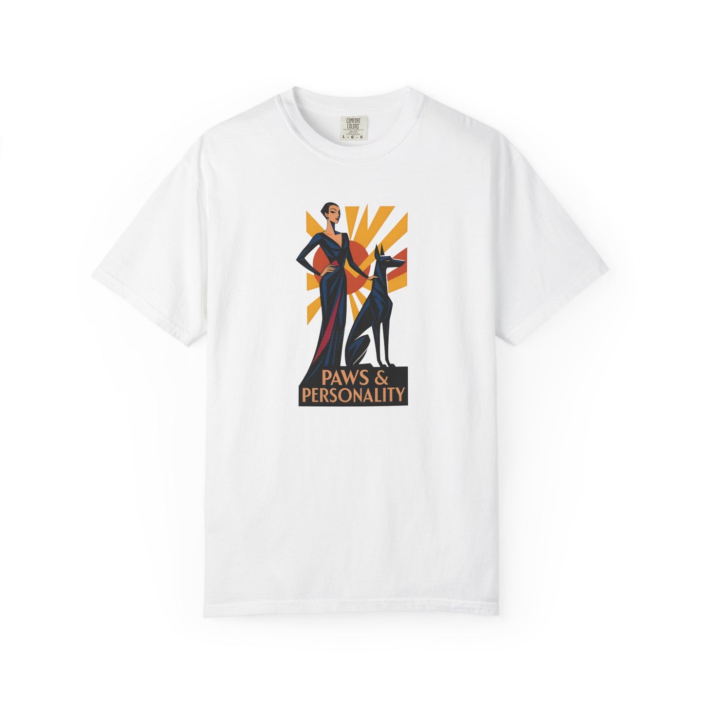 Trendy Cat Lover T-Shirt, Paws & Personality Graphic Tee, Gift for Cat Owners, Stylish Pet Apparel, Unique Cat Mom Shirt