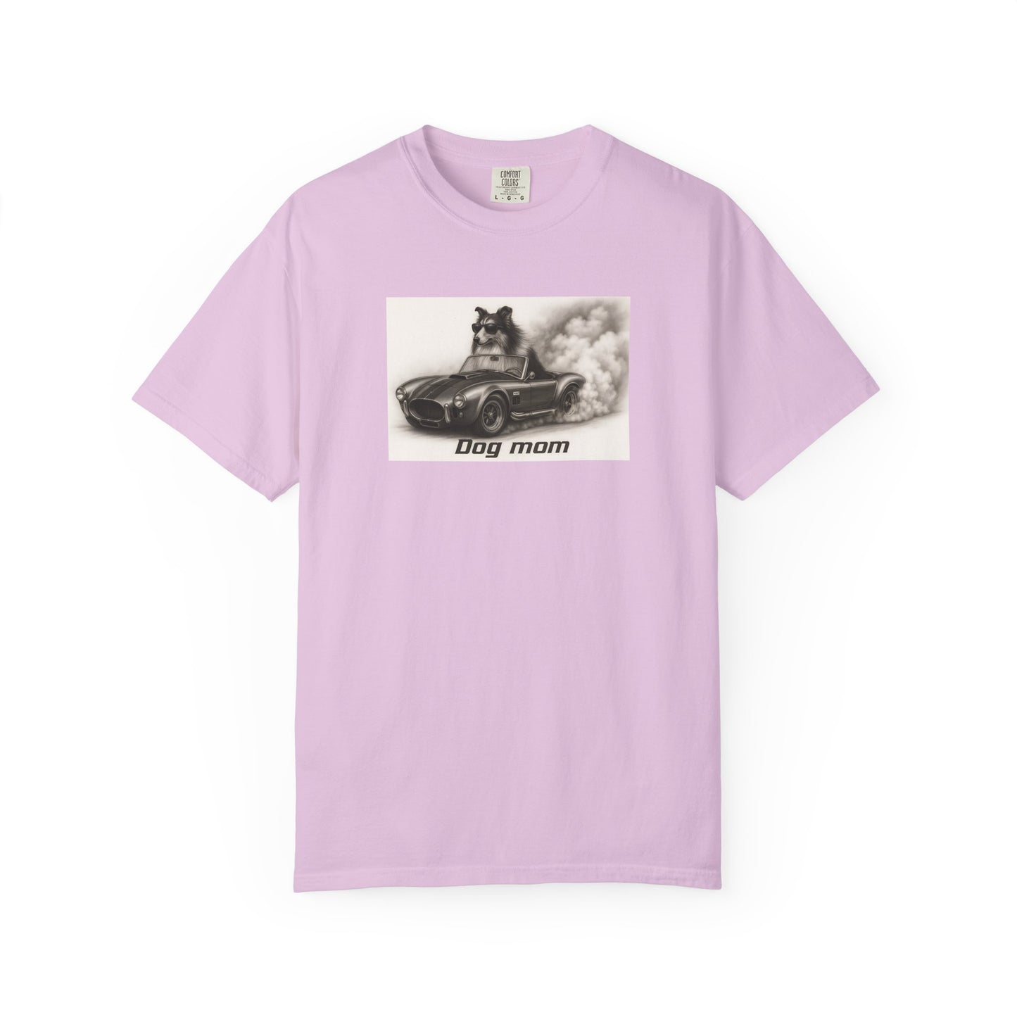 Dog Mom - Collie - “Cool Dogs in Cool Cars” T-Shirt Collection