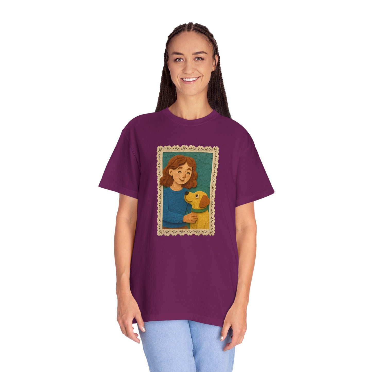 Dog Mom T-shirt - Unisex Garment-Dyed Tee for Pet Lovers
