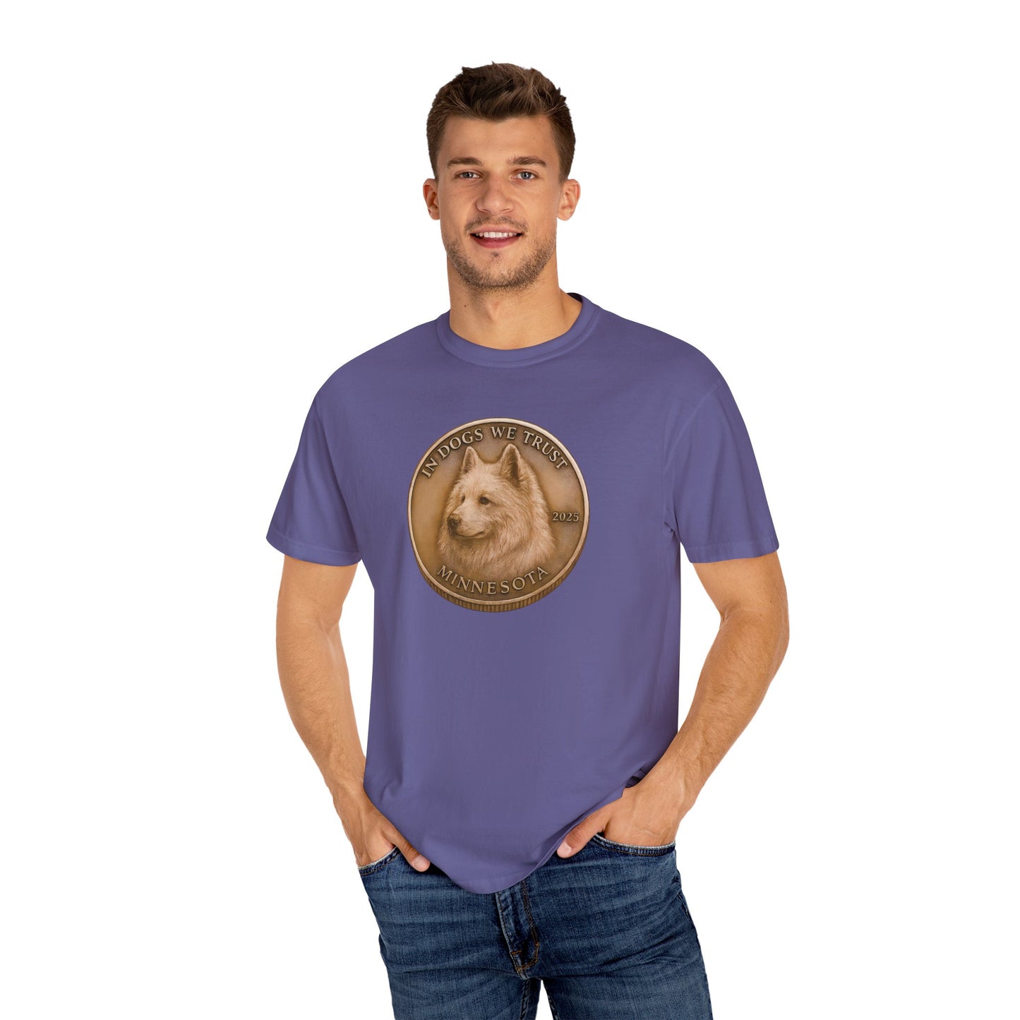 Minnesota State Coin T-Shirt Collection - Proud Dog Breed Illustrations