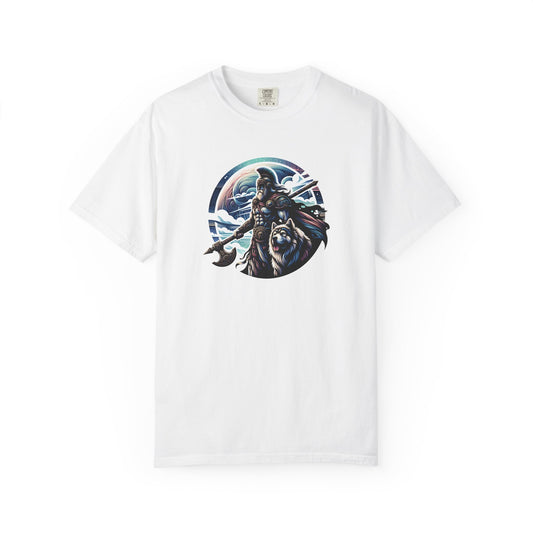 Mythical Warrior T-Shirt - Unisex Garment-Dyed Tee for Adventure Lovers