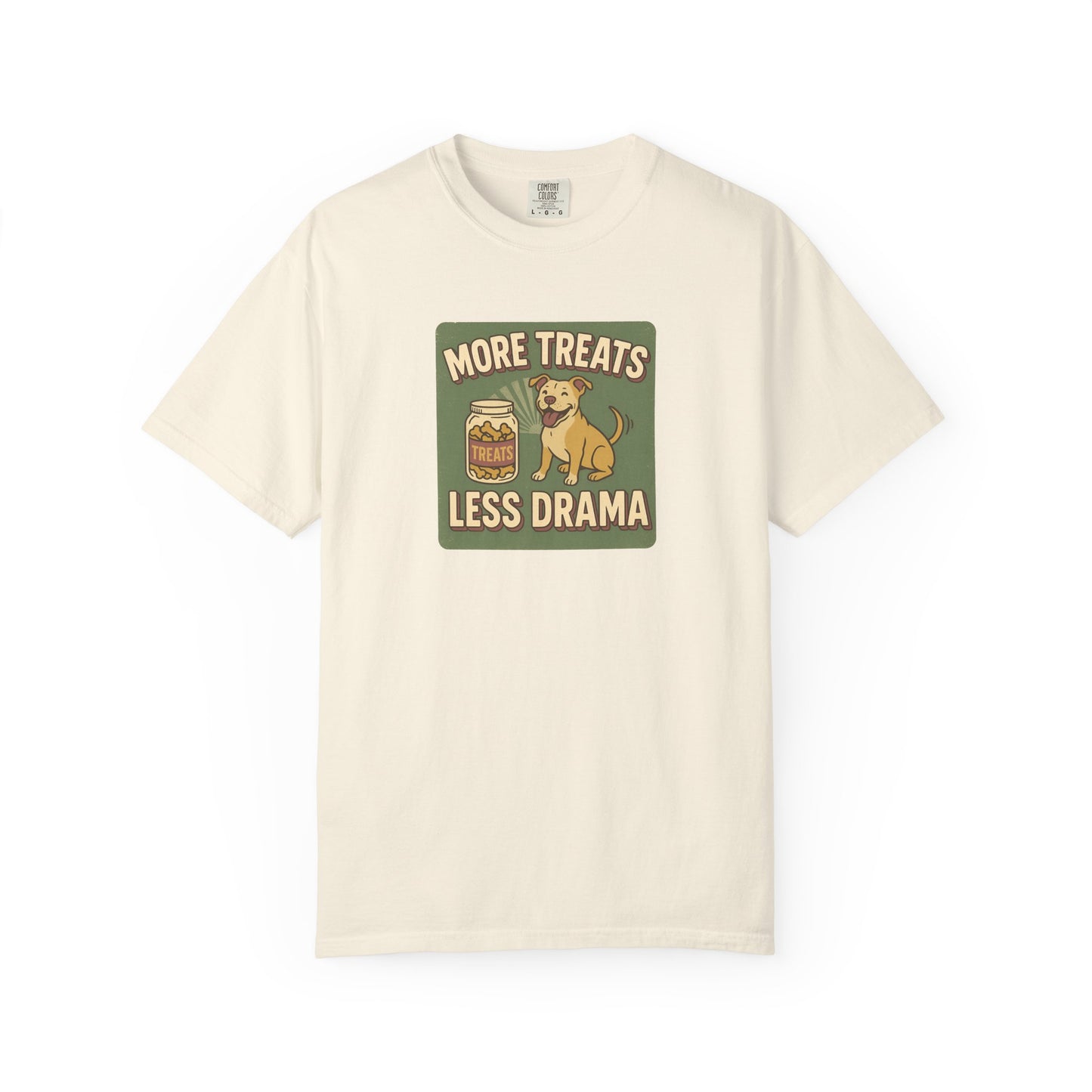 More Treats, Less Drama - Perfect Gift for Dog Lovers, Casual Wear, Animal Lovers, Funny shirts, Pet Treats