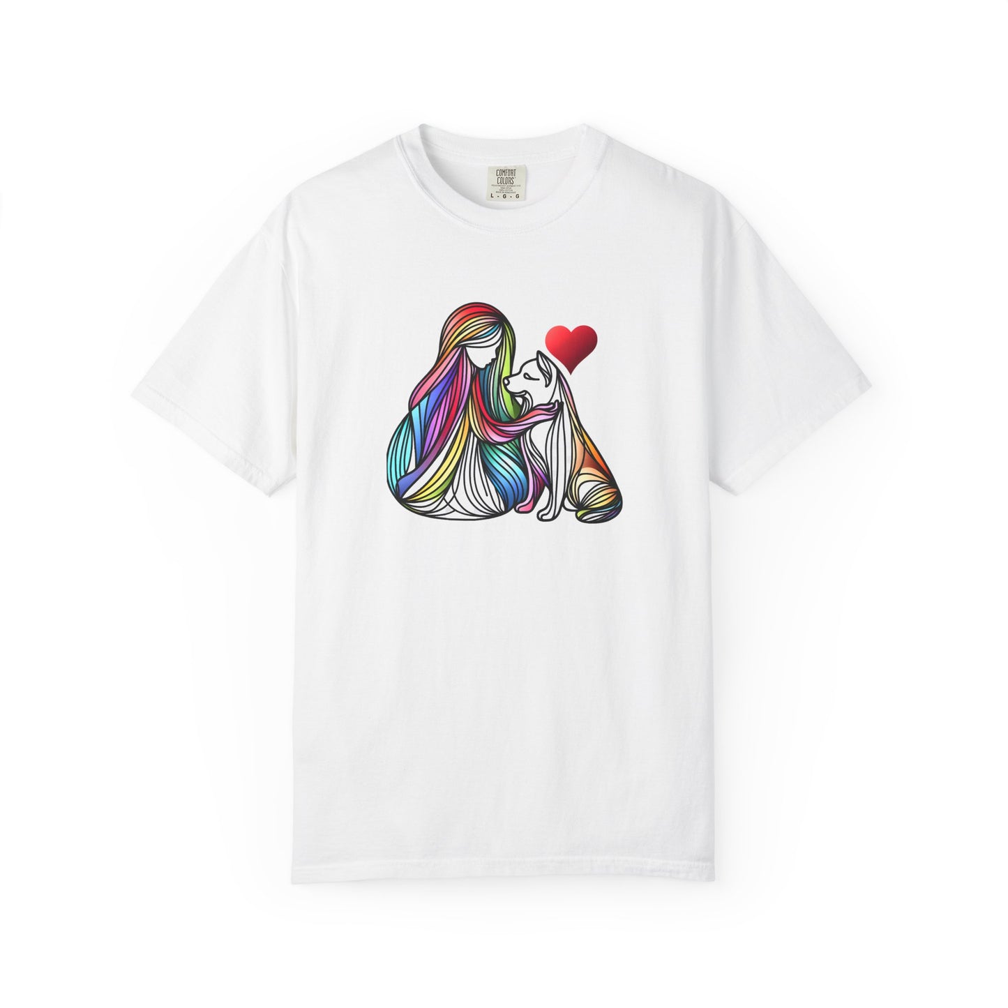 Colorful Dog Love T-Shirt