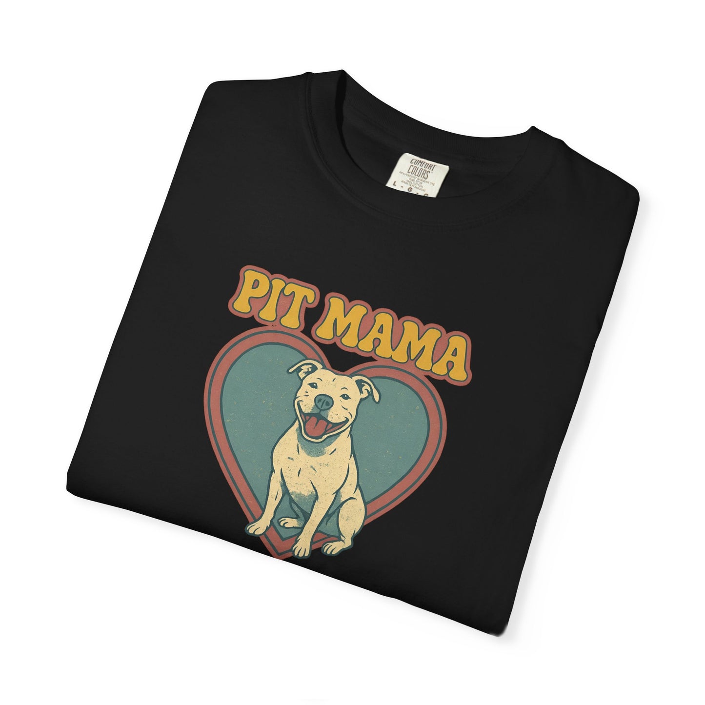 Pit Mama Unisex T-Shirt - Perfect Gift for Dog Lovers, Pet Owners, Animal Rescue Advocates, Dog Mom Apparel