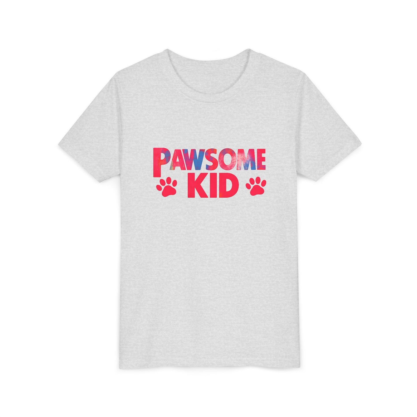 Pawsome Kid Tee, Youth Short Sleeve T-Shirt for Animal Lovers, Fun Gift for Kids Birthday, Pet Lovers Apparel, Cute Animal Shirt