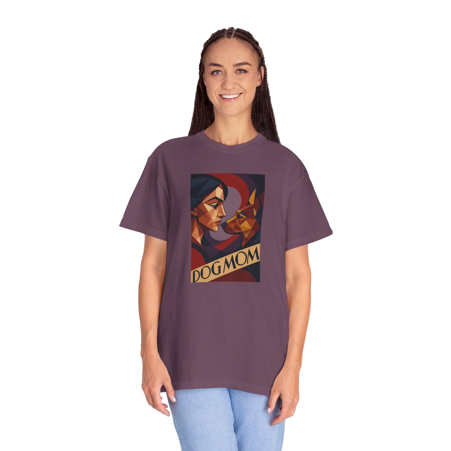 Dog Mom Graphic T-Shirt, Perfect Gift for Pet Lovers, Animal Lover Tee, Birthday Gift for Mom, Comfortable Casual Wear, Everyday Style