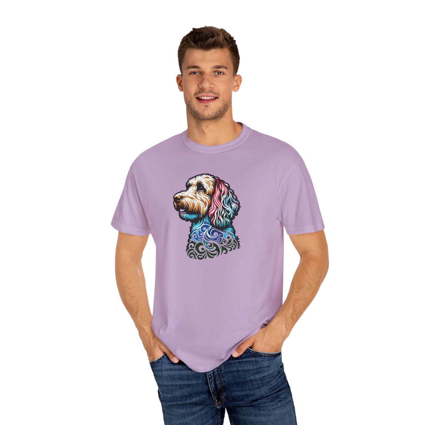 Labradoodle Love Tee – Color Splash Edition