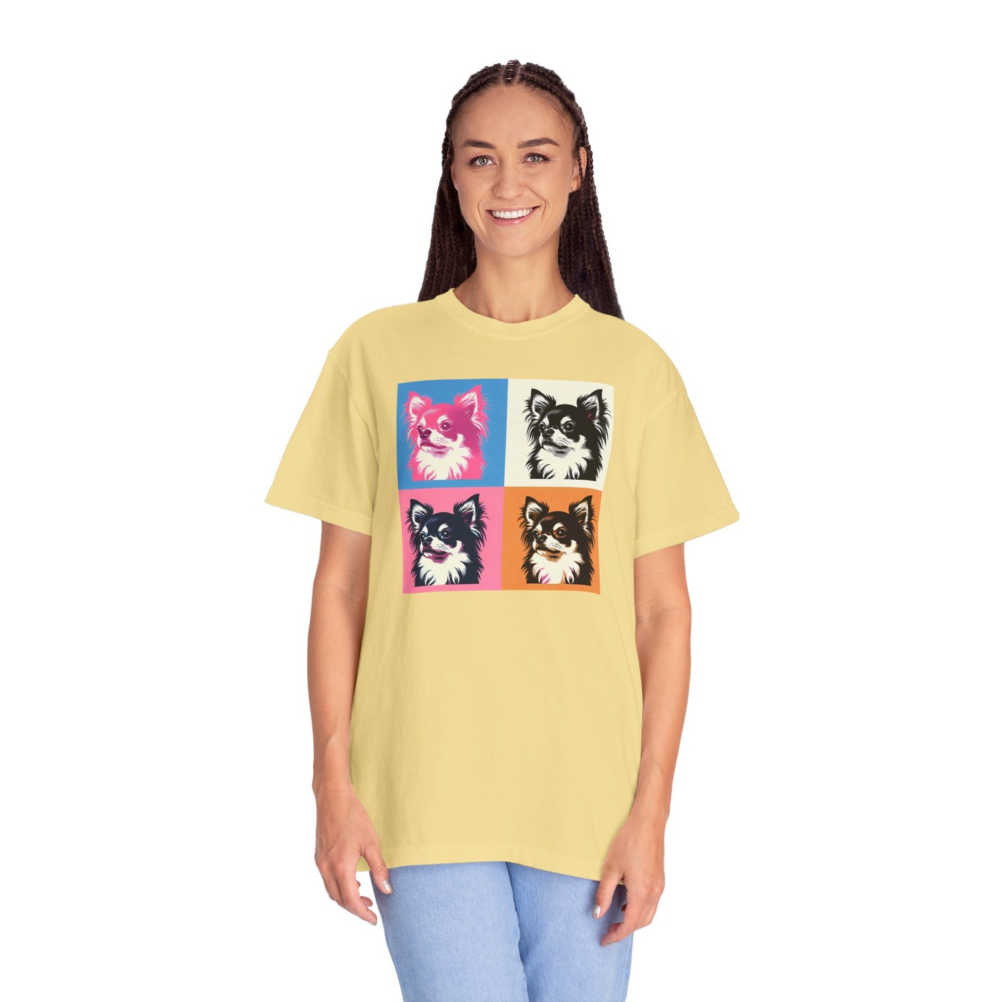 Colorful Chihuahua Unisex T-Shirt - Fun & Playful Pet Lover Gift