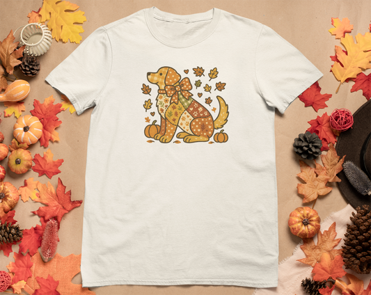 Autumn Dog Lover T-Shirt | Cute Fall Apparel, Pet Shirt, Cozy Gift, Unisex Tee, Thanksgiving Outfit, Seasonal Fashion