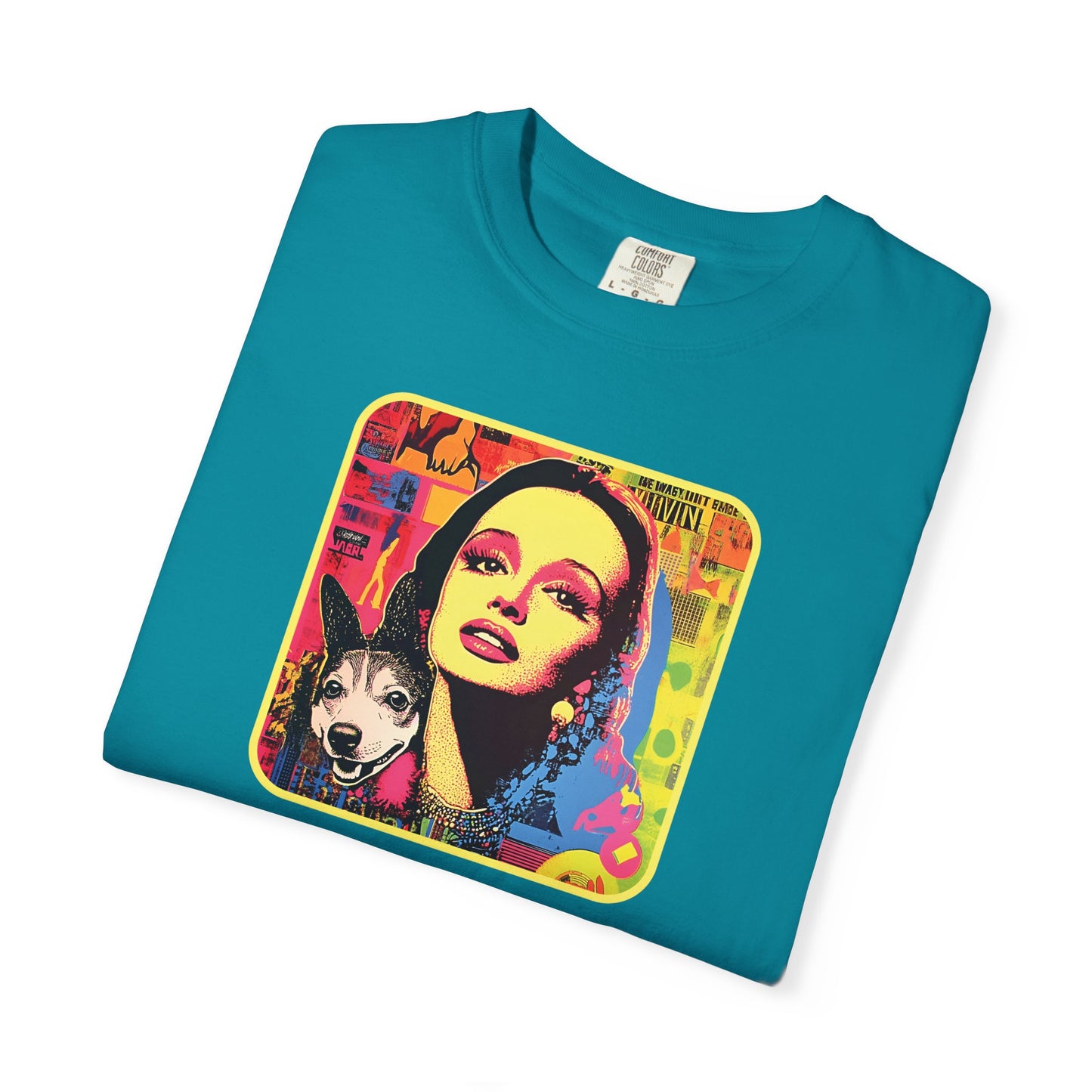 Pop Art Mom and Dog T-Shirt