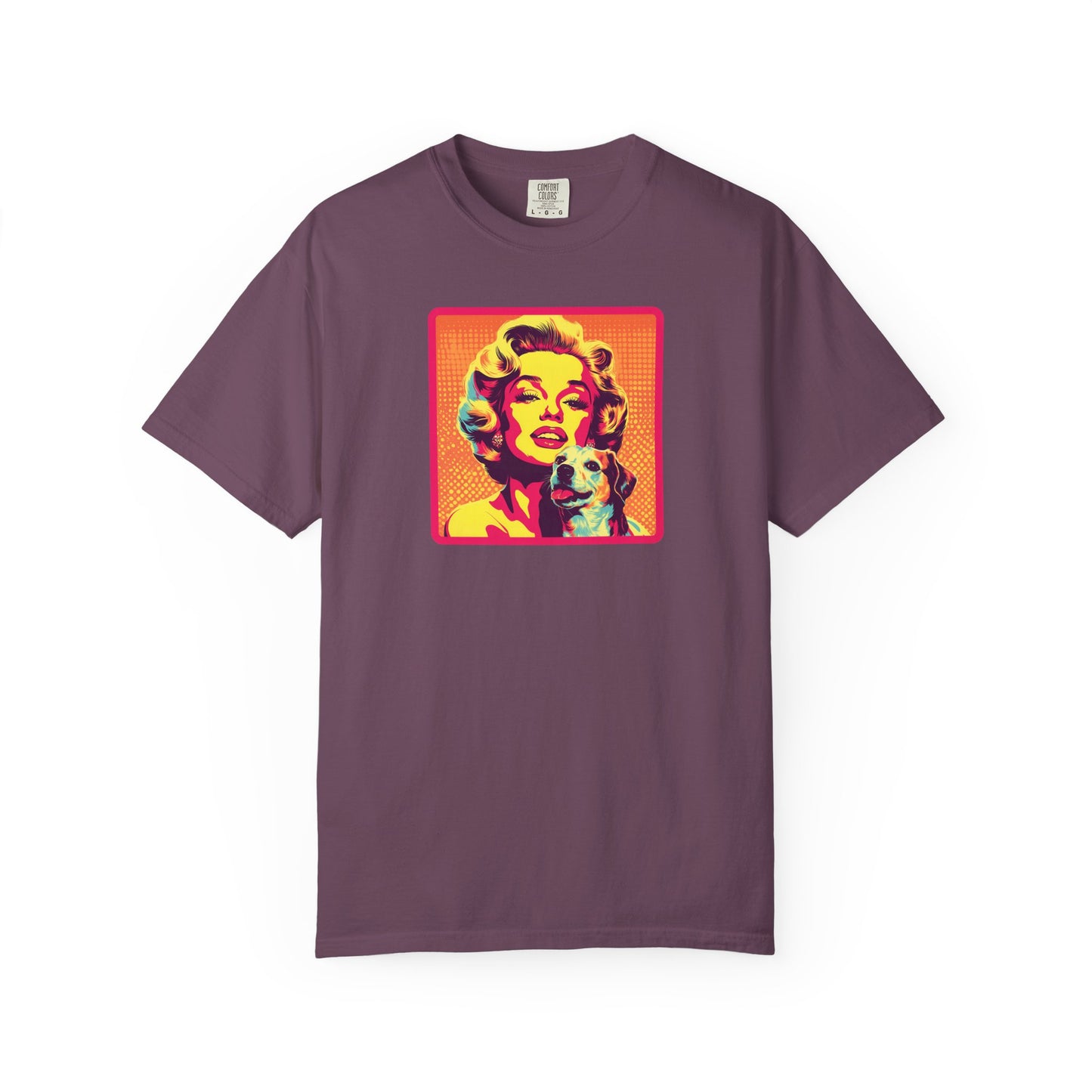 Vintage Dog Mom T-shirt - Unisex Garment-Dyed Tee for Dog Lovers