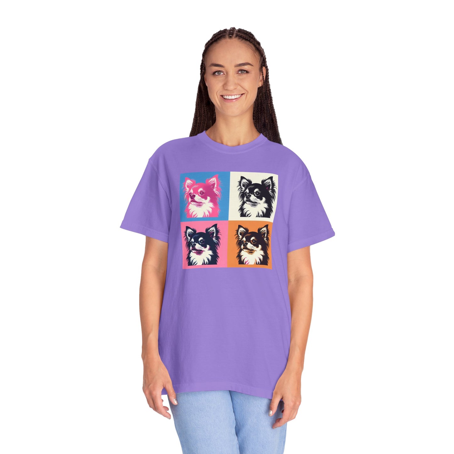 Colorful Chihuahua Unisex T-Shirt - Fun & Playful Pet Lover Gift