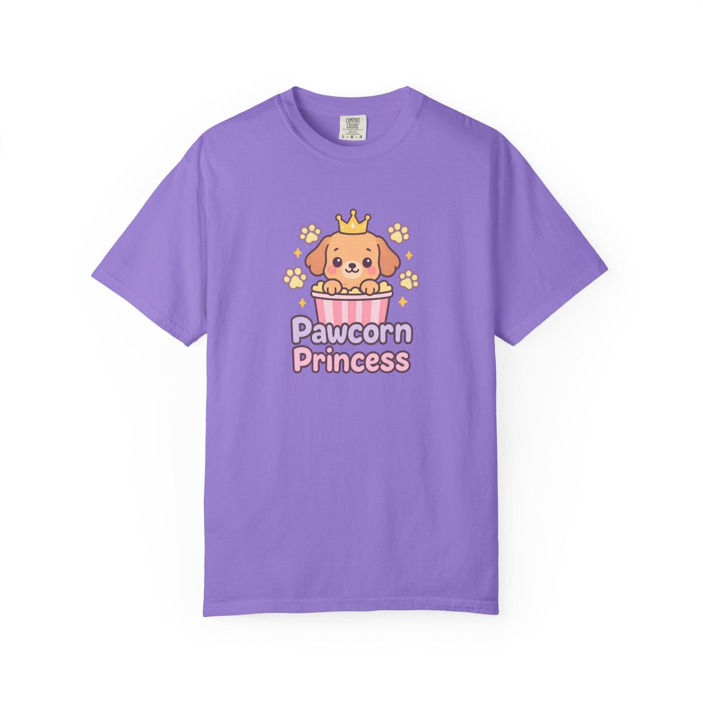 Pawprint Princess T-Shirt, Cute Dog Lover Tee, Funny Pet Shirt, Gift for Dog Moms, Animal Lover Clothing
