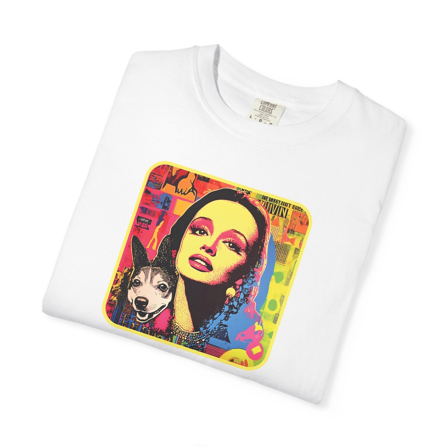 Pop Art Mom and Dog T-Shirt