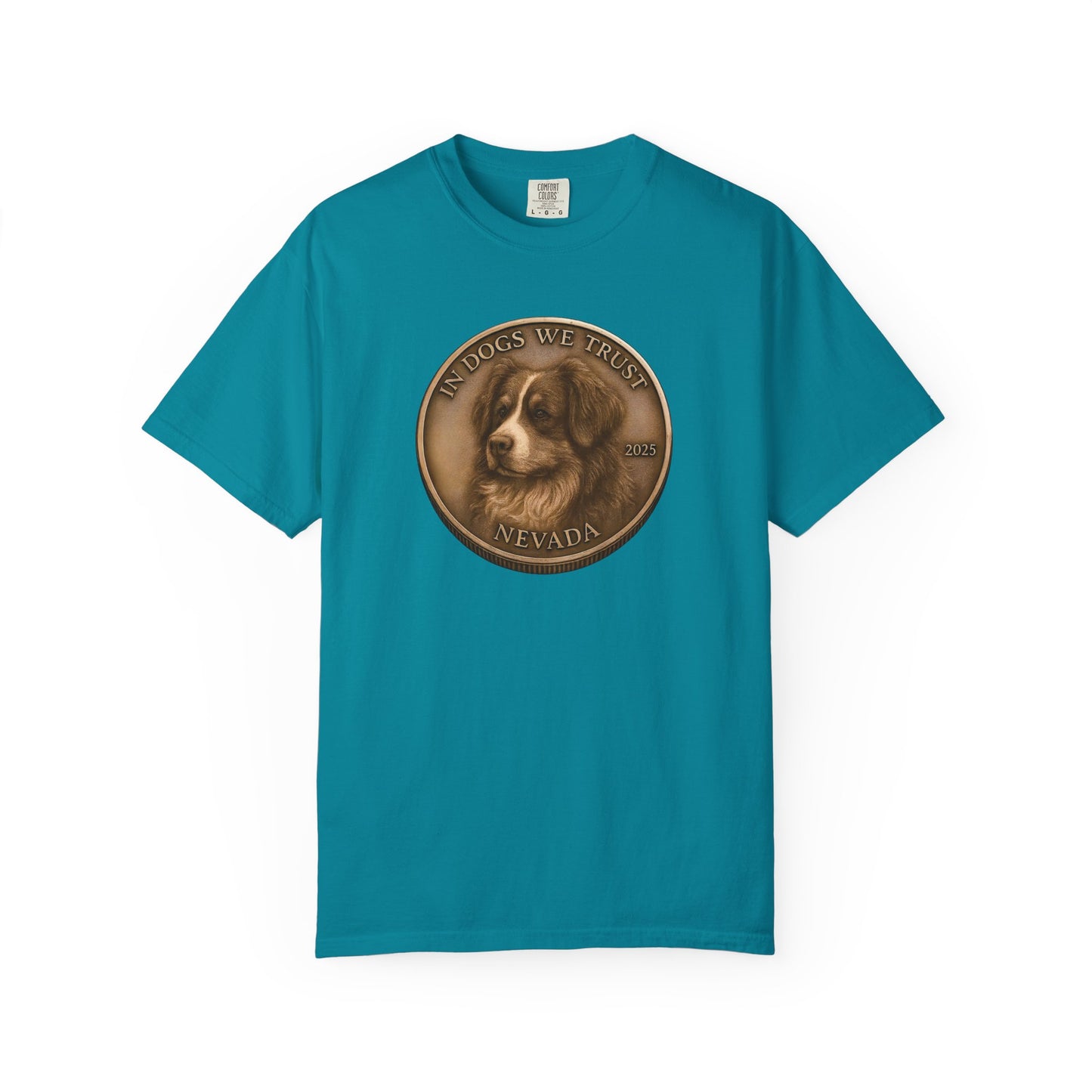 Nevada State Coin T-Shirt Collection - Proud Dog Breed Illustrations