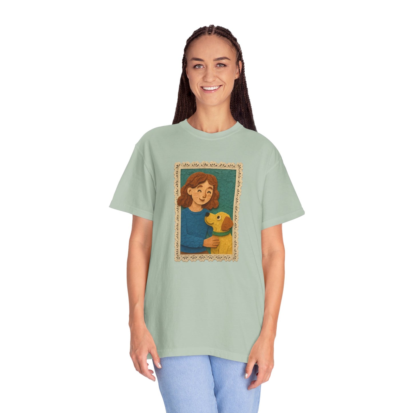 Dog Mom T-shirt - Unisex Garment-Dyed Tee for Pet Lovers