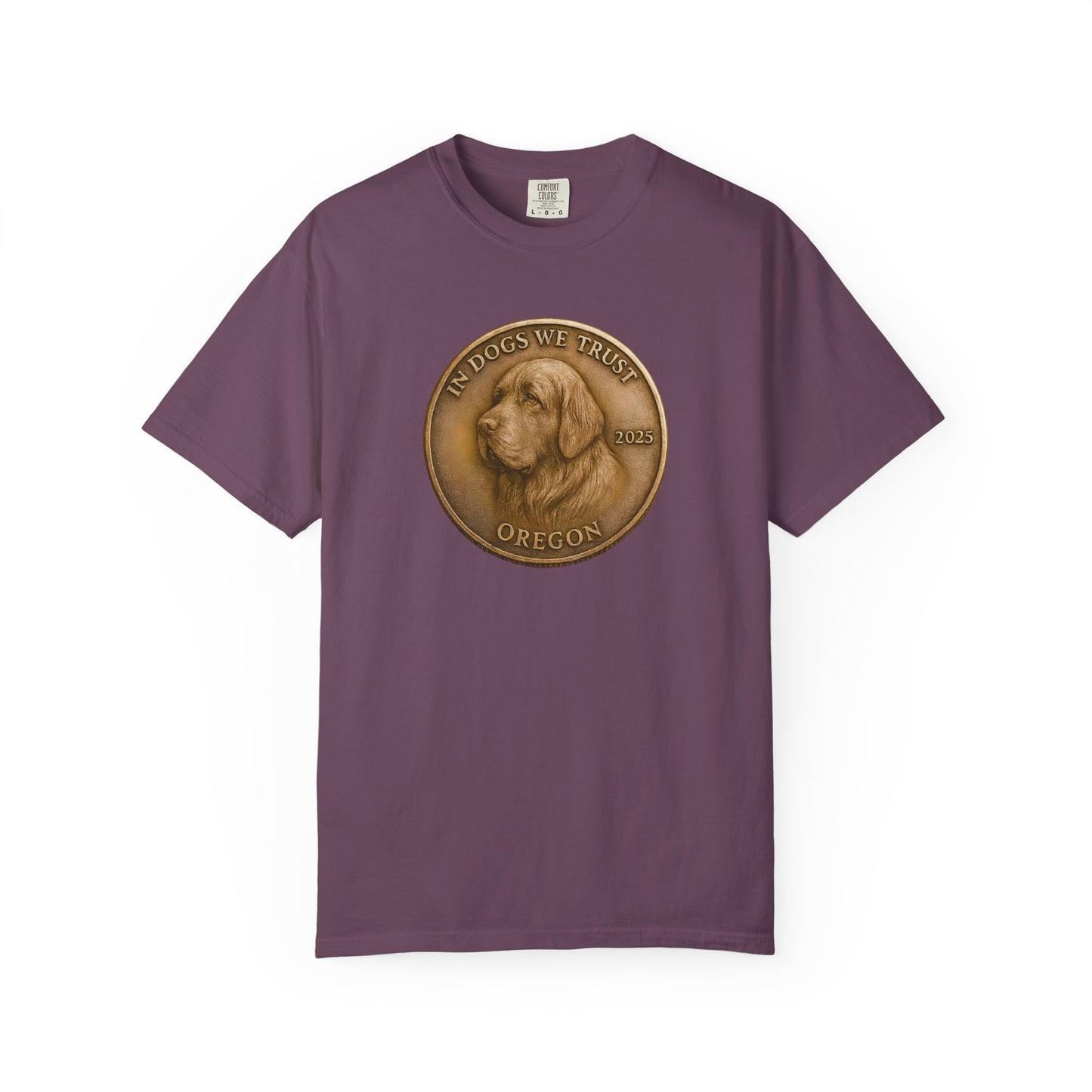 Oregon State Coin T-Shirt Collection - Proud Dog Breed Illustrations